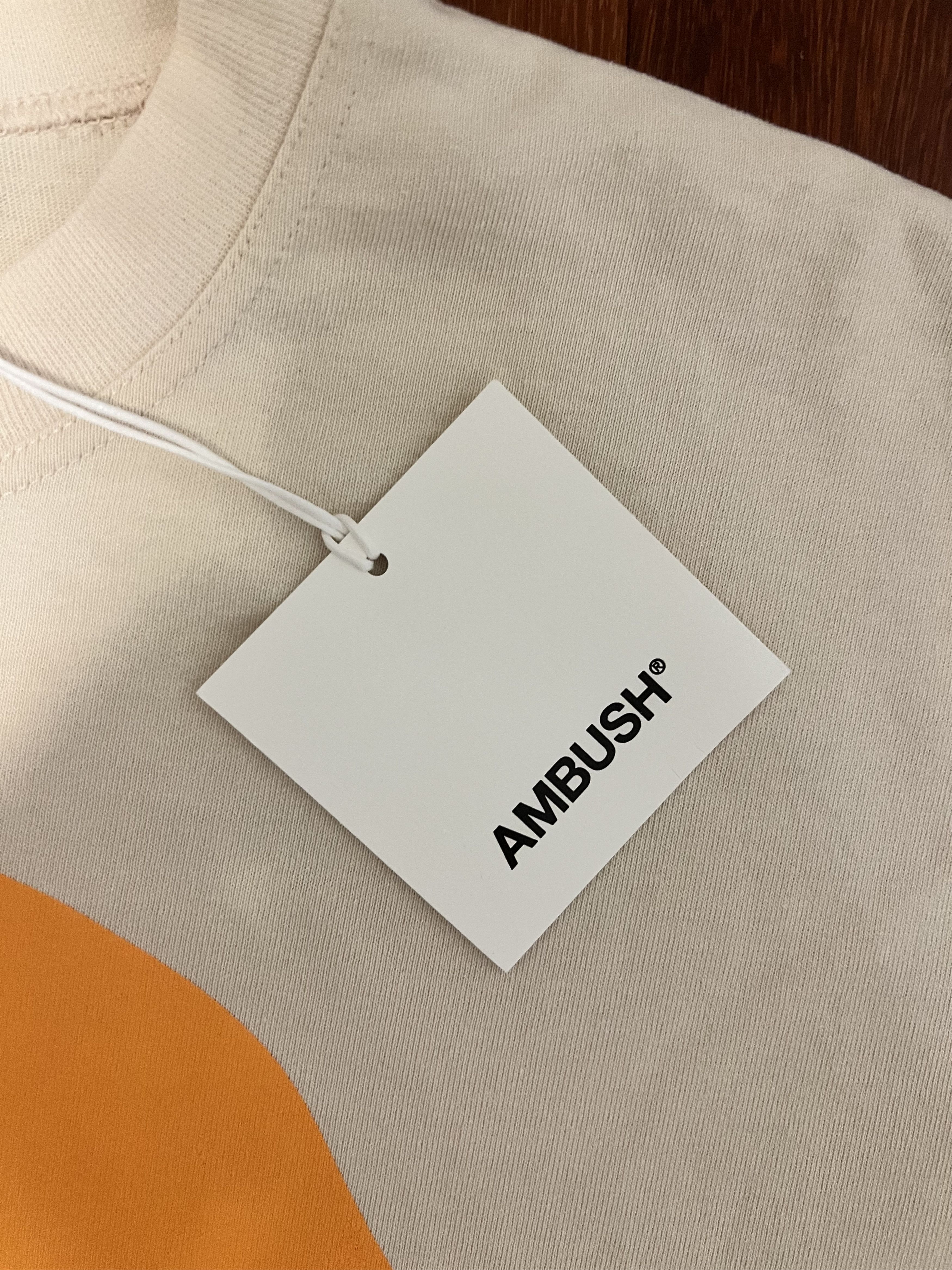 Ambush Design 💚 SS19 Ambush Design All Equal Before A Wave Cream Tee Size US L / EU 52-54 / 3 - 6 Thumbnail