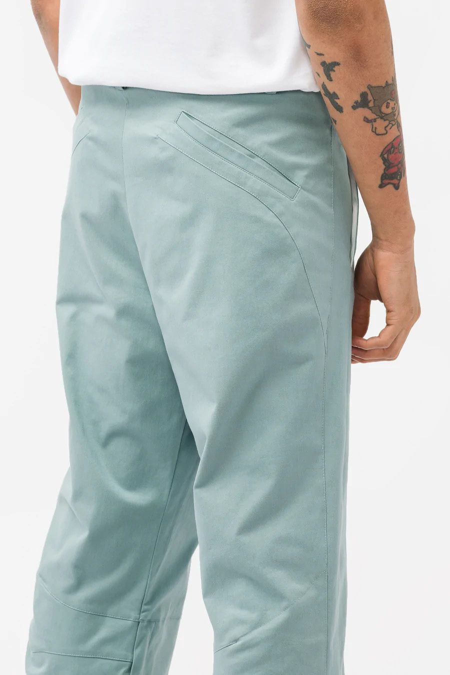 Kiko Kostadinov 💚 Kiko Kostadinov Elio Gaiter Trouser Mist Green/Aqua Glass Size US 34 / EU 50 - 5 Thumbnail
