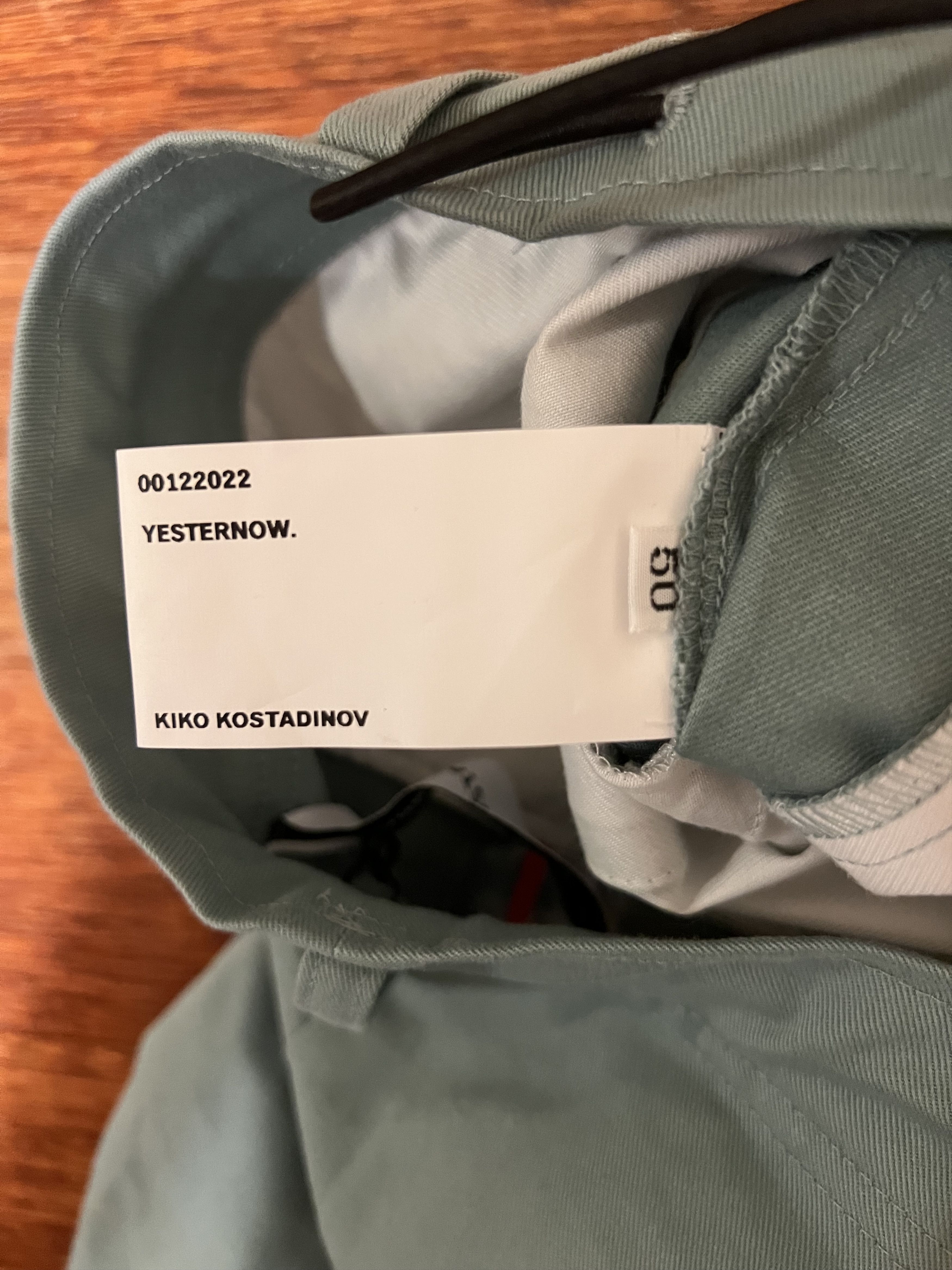 Kiko Kostadinov 💚 Kiko Kostadinov Elio Gaiter Trouser Mist Green/Aqua Glass Size US 34 / EU 50 - 11 Thumbnail