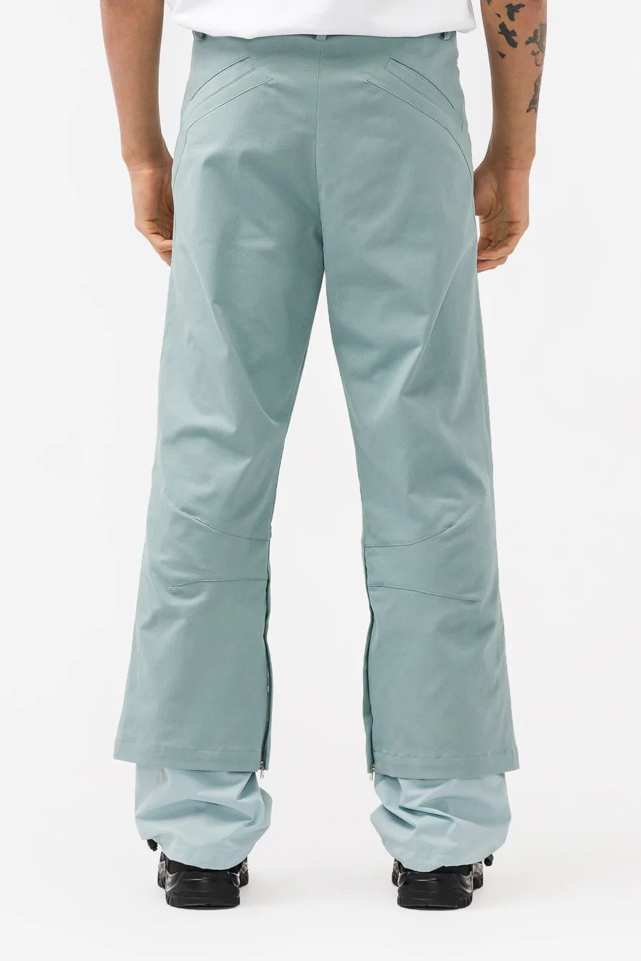 Kiko Kostadinov 💚 Kiko Kostadinov Elio Gaiter Trouser Mist Green/Aqua Glass Size US 34 / EU 50 - 3 Thumbnail