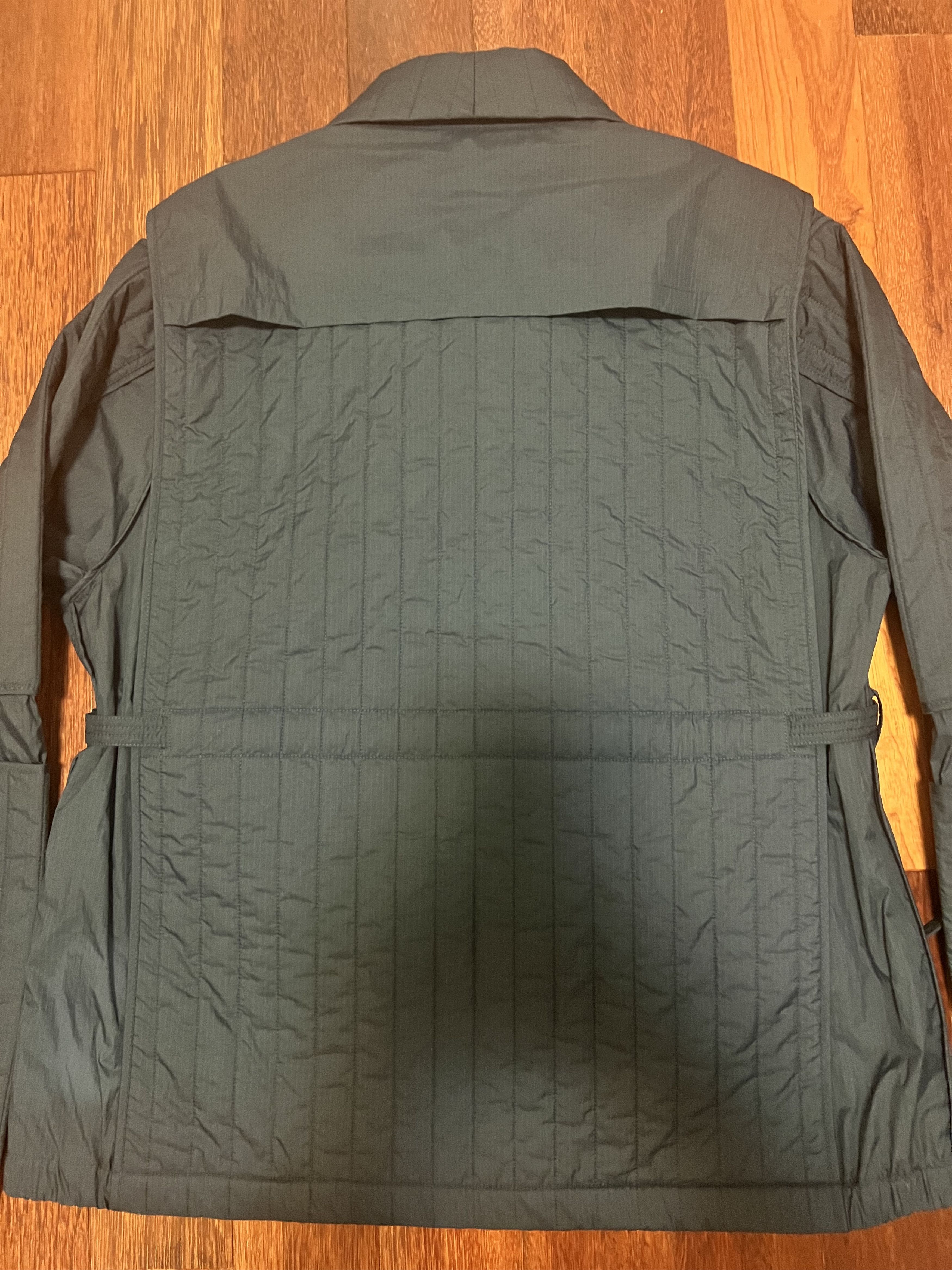 Craig Green 💚 AW21 Craig Green Quilted Skin Jacket Ocean Blue X-Large Size US XL / EU 56 / 4 - 9 Thumbnail