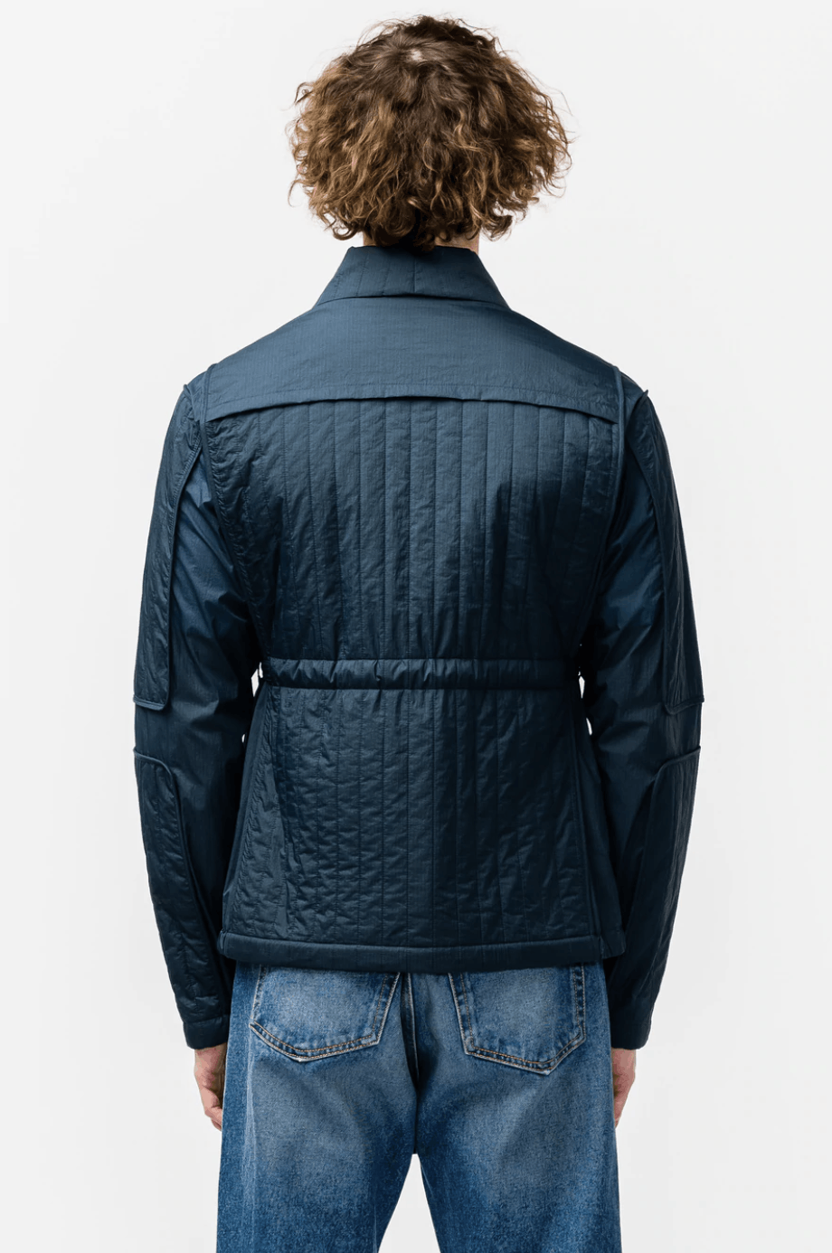 Craig Green 💚 AW21 Craig Green Quilted Skin Jacket Ocean Blue X-Large Size US XL / EU 56 / 4 - 2 Thumbnail