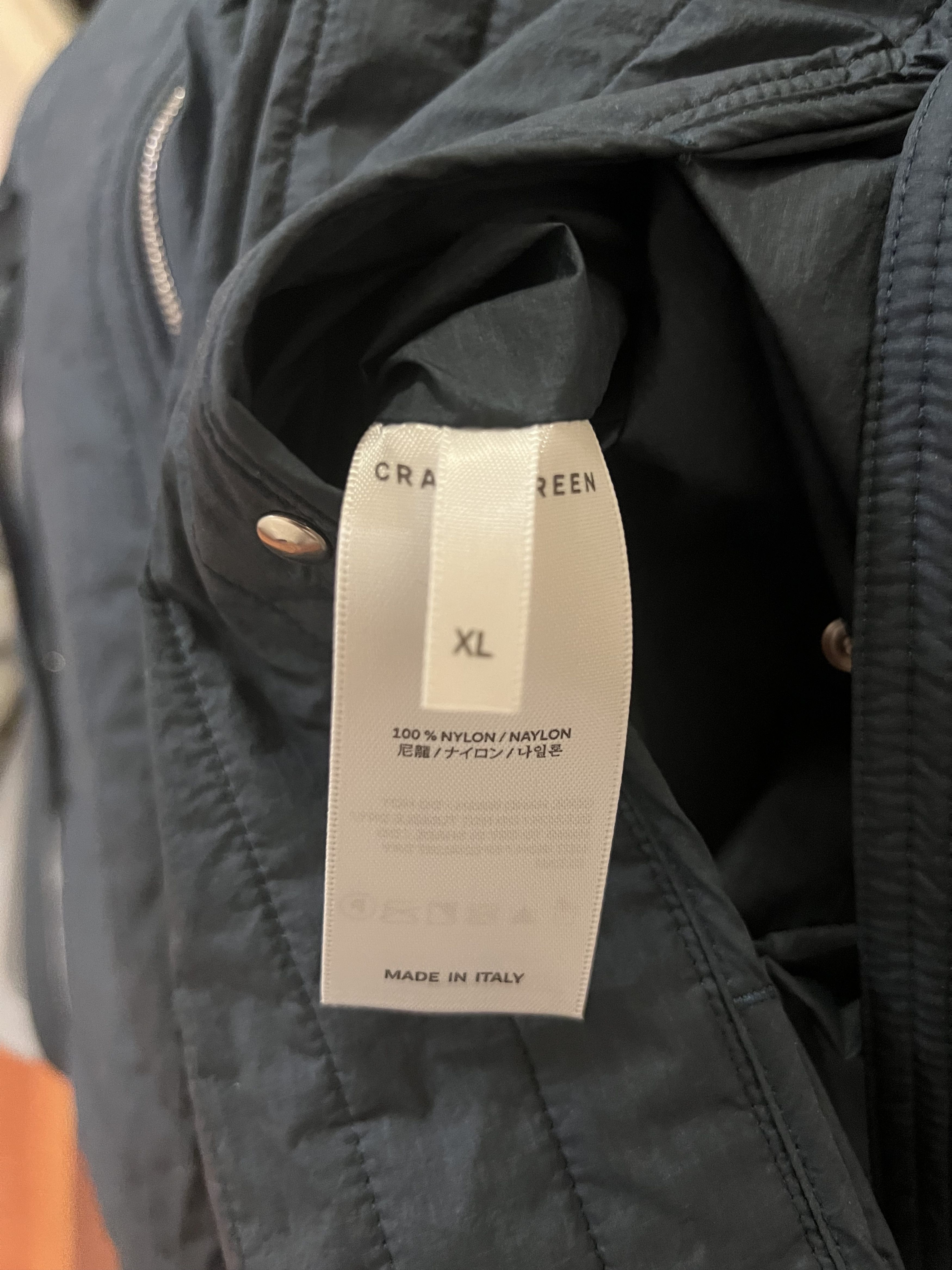 Craig Green 💚 AW21 Craig Green Quilted Skin Jacket Ocean Blue X-Large Size US XL / EU 56 / 4 - 13 Thumbnail