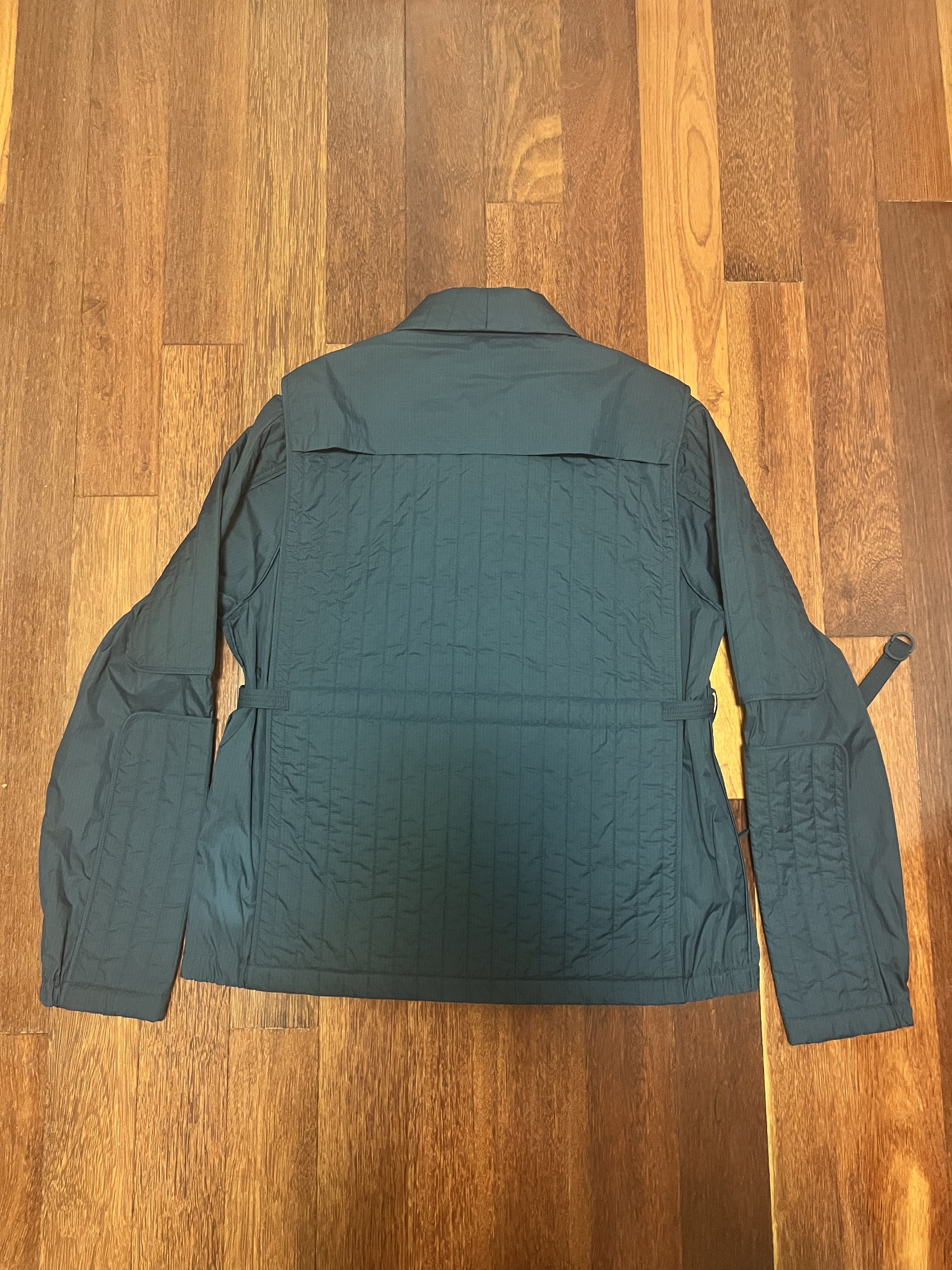 Craig Green 💚 AW21 Craig Green Quilted Skin Jacket Ocean Blue X-Large Size US XL / EU 56 / 4 - 5 Thumbnail