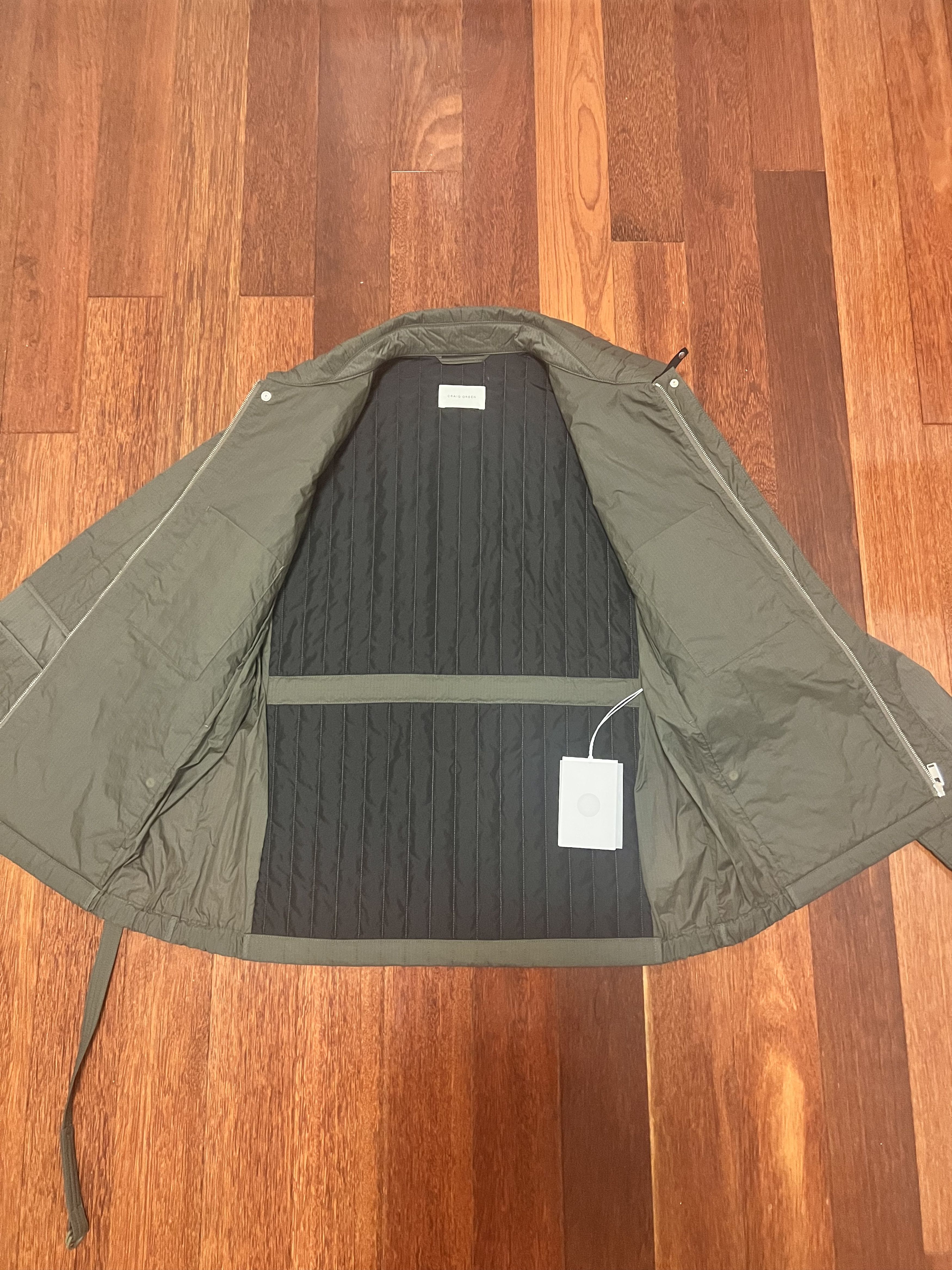 Craig Green 💚 AW21 Craig Green Quilted Skin Jacket Green Large Size US L / EU 52-54 / 3 - 10 Thumbnail