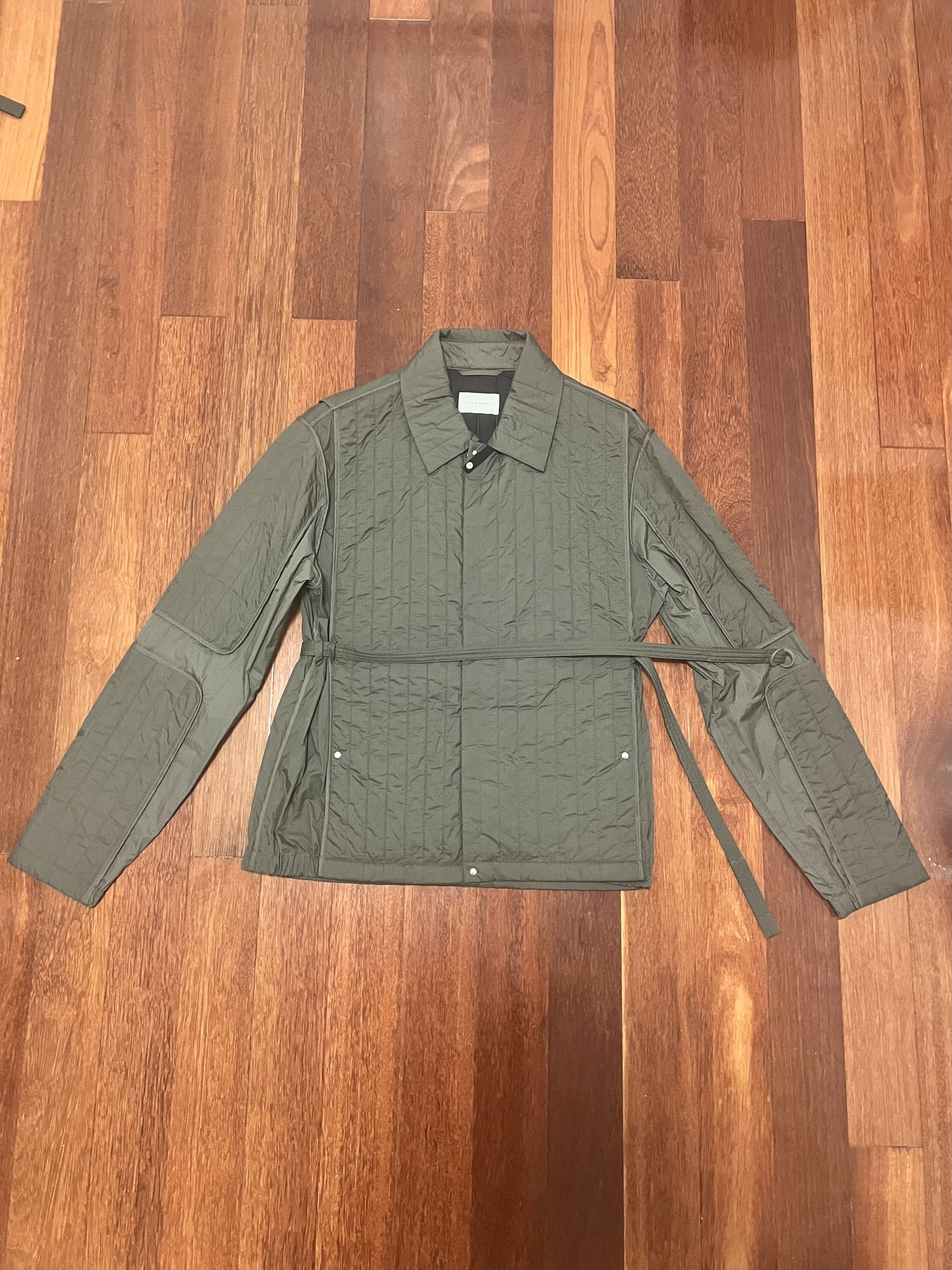 Craig Green 💚 AW21 Craig Green Quilted Skin Jacket Green Large Size US L / EU 52-54 / 3 - 8 Thumbnail