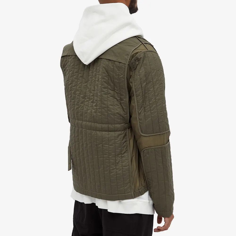 Craig Green 💚 AW21 Craig Green Quilted Skin Jacket Green Large Size US L / EU 52-54 / 3 - 3 Thumbnail