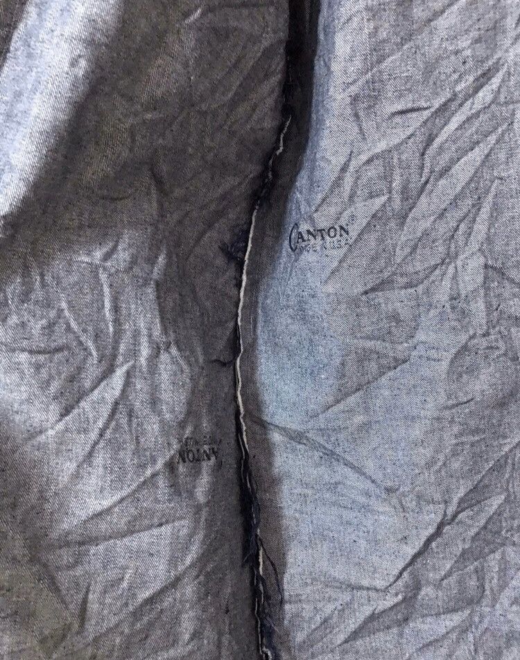 Vintage 🔥SUPER RARE🔥VTG CANTON SELVEDGE LONG DENIM JACKET Size US L / EU 52-54 / 3 - 6 Thumbnail