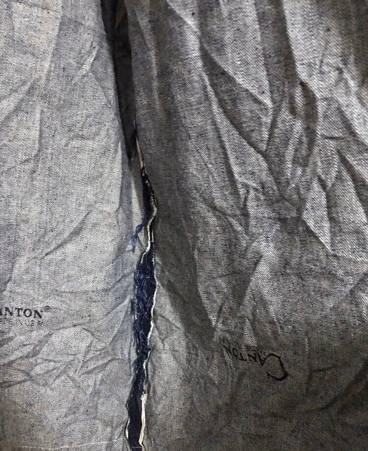 Vintage 🔥SUPER RARE🔥VTG CANTON SELVEDGE LONG DENIM JACKET Size US L / EU 52-54 / 3 - 3 Thumbnail