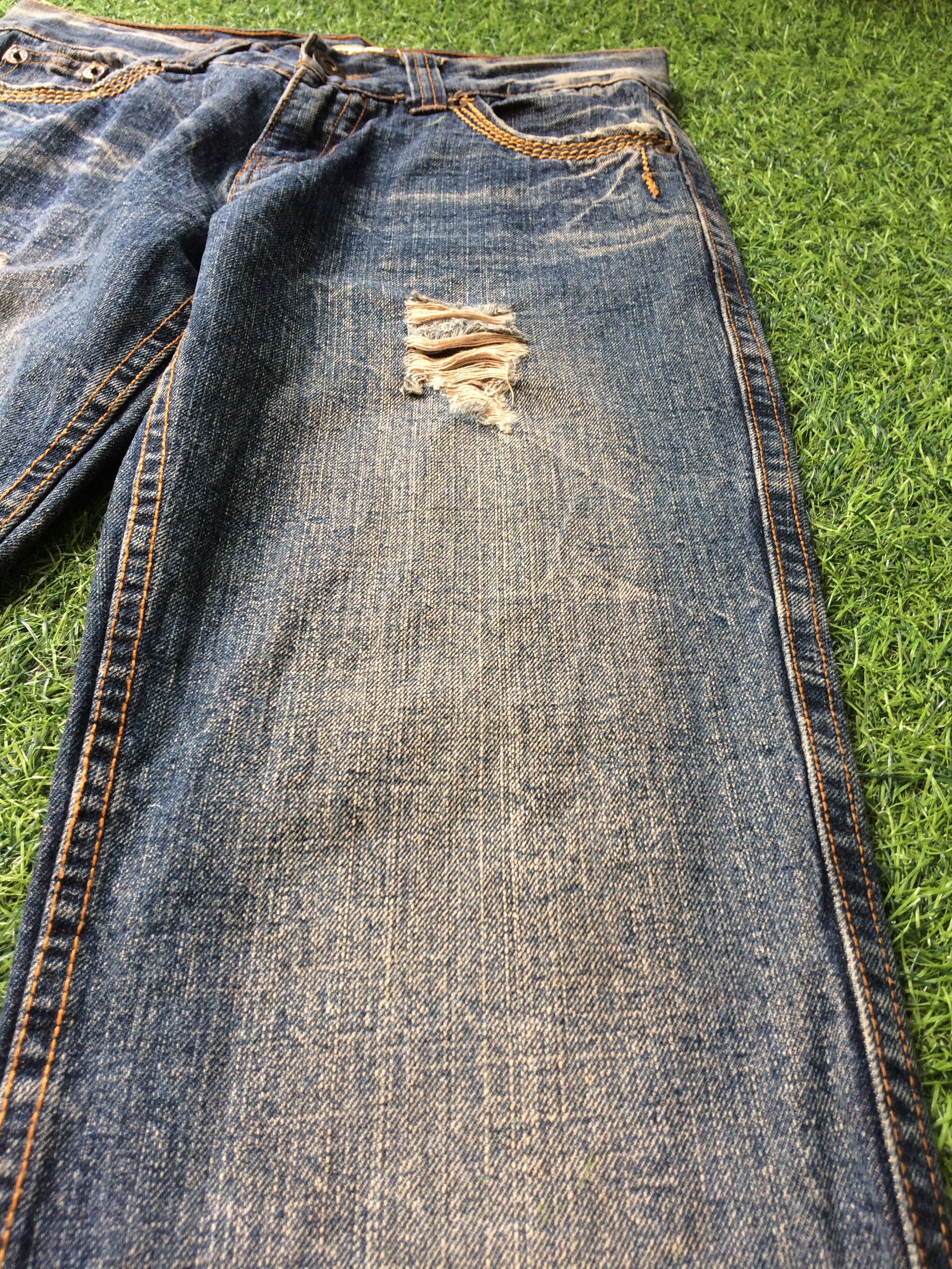 Japanese Brand Distressed Japanese Jeans #D-409 Size 28" / US 6 / IT 42 - 7 Thumbnail