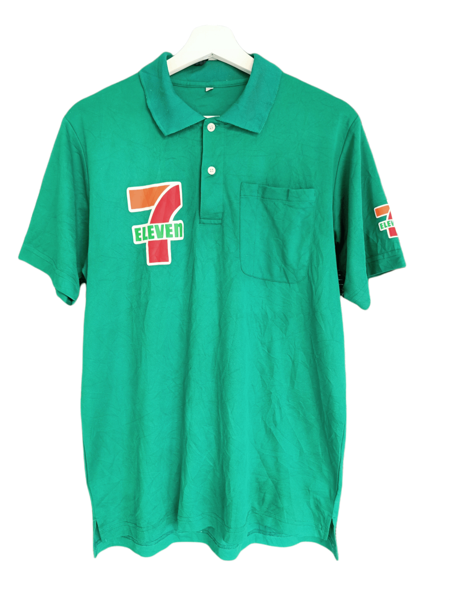 Japanese Brand × Uniform Wares × Vintage Vintage 90s 7 Eleven Jersey Shirt Size US L / EU 52-54 / 3 - 1 Thumbnail