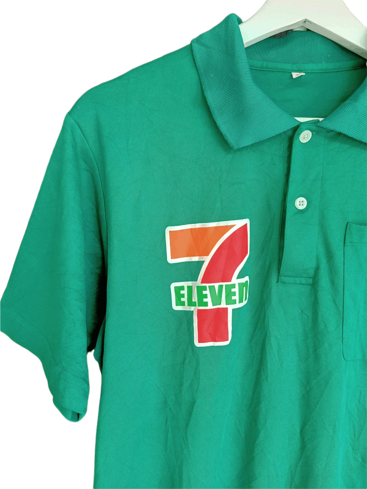Japanese Brand × Uniform Wares × Vintage Vintage 90s 7 Eleven Jersey Shirt Size US L / EU 52-54 / 3 - 5 Thumbnail