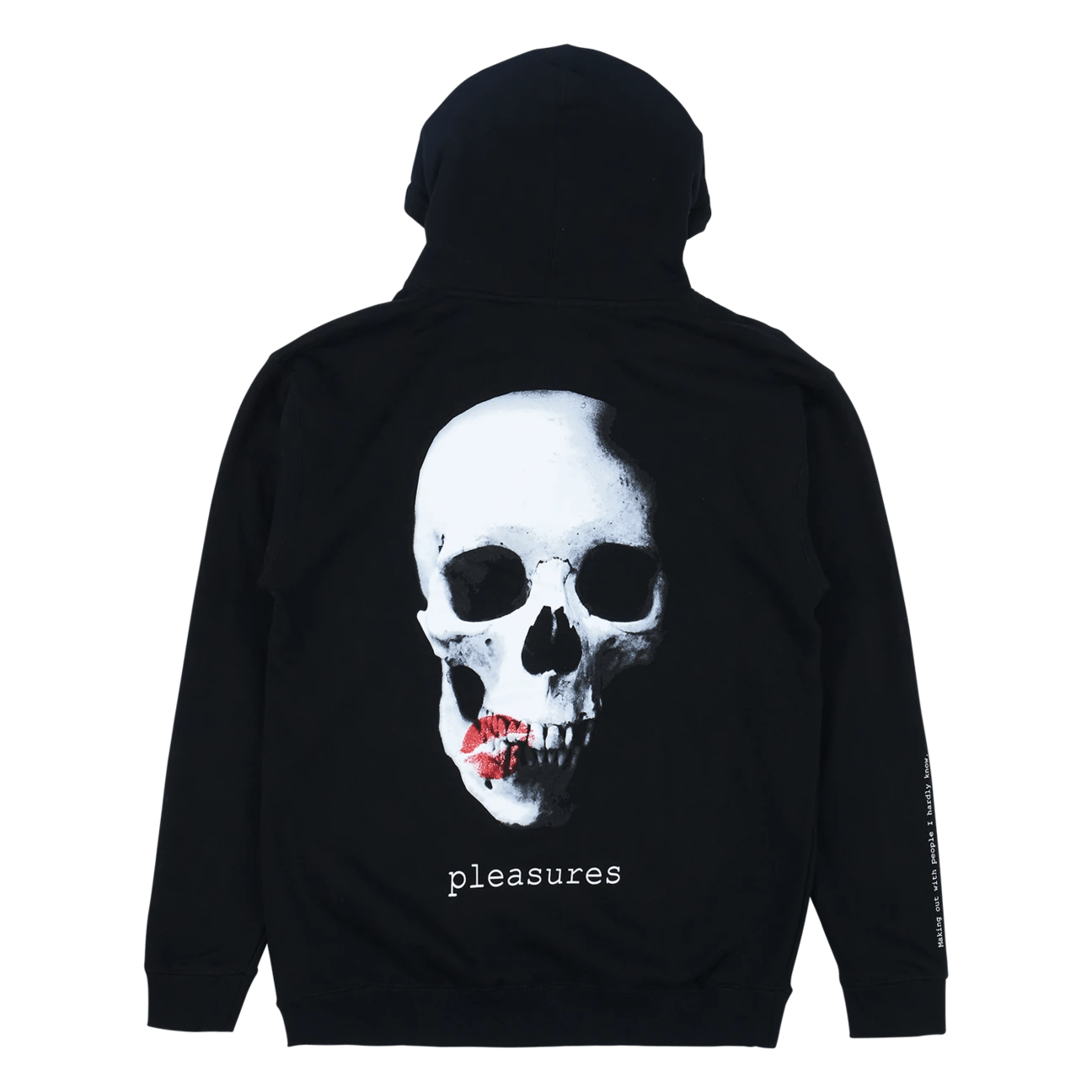 image of Pleasures Make Out Hoodie S in Black, Men's (Size Small)