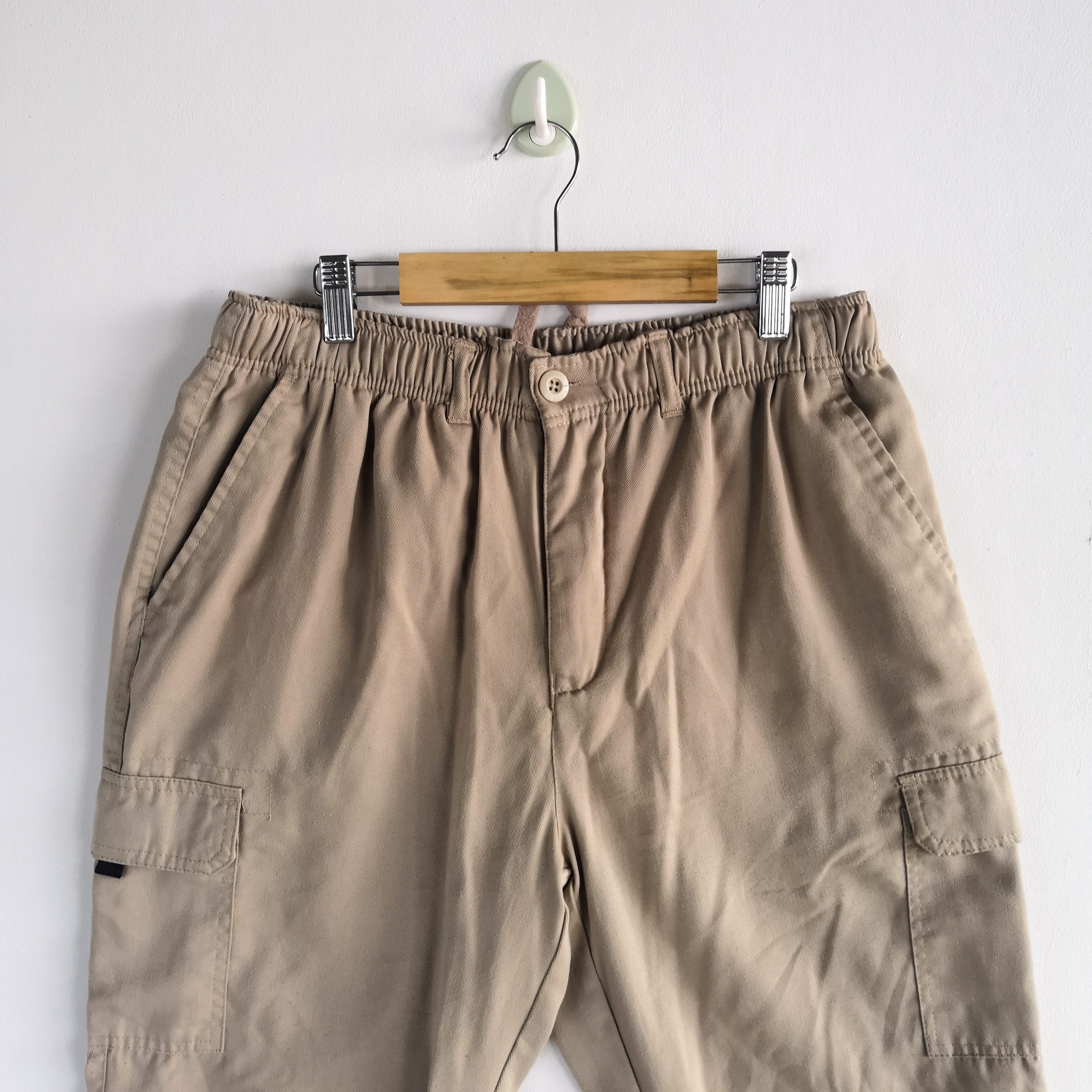 Japanese Brand × Vintage Japanese Cargo Pants Multi Pocket Checkered Trousers Size US 30 / EU 46 - 4 Thumbnail