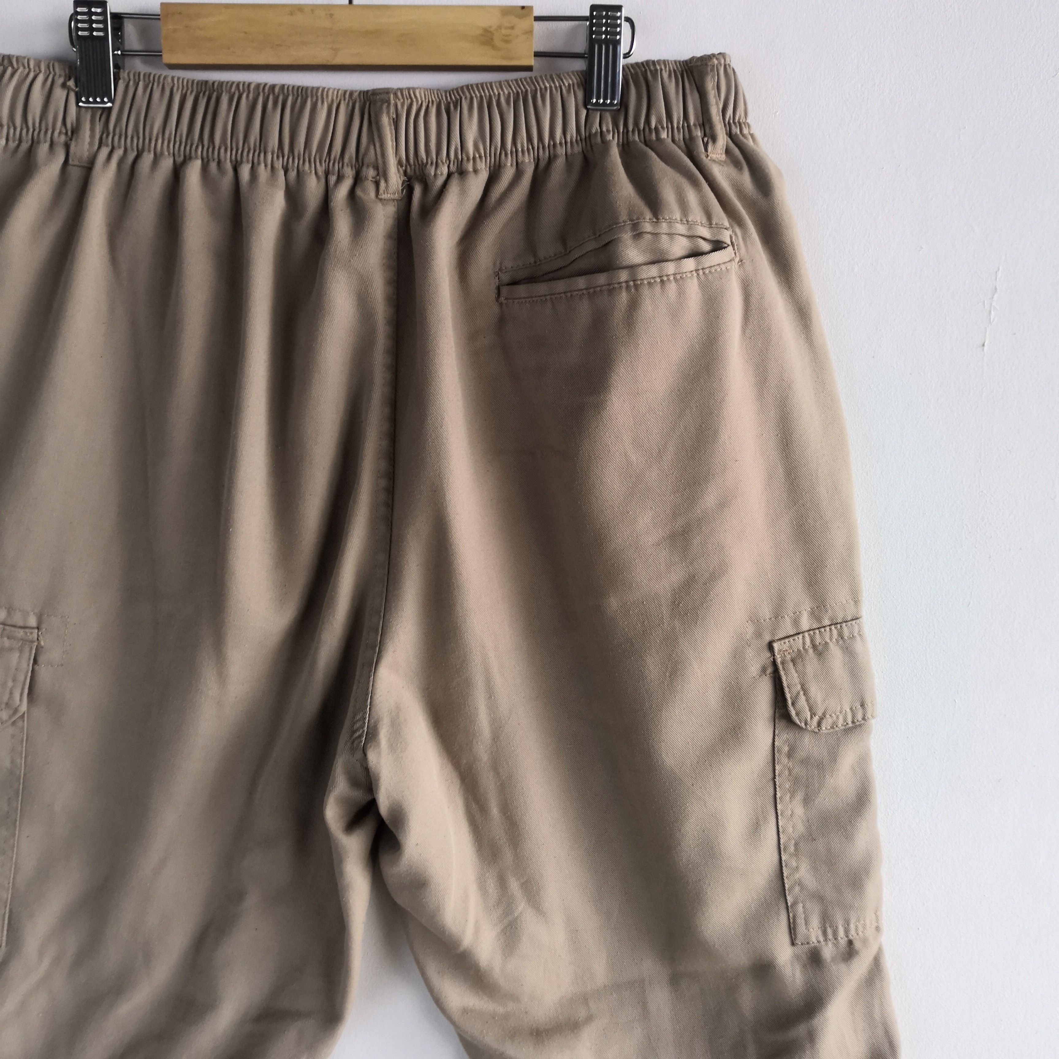 Japanese Brand × Vintage Japanese Cargo Pants Multi Pocket Checkered Trousers Size US 30 / EU 46 - 7 Thumbnail