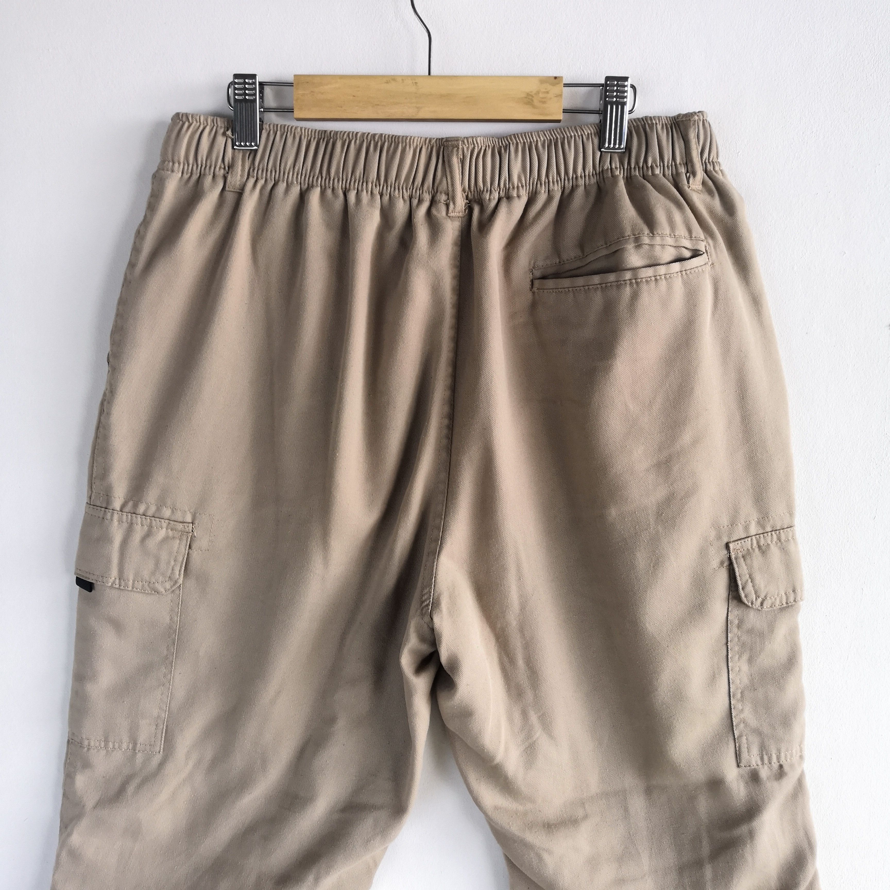 Japanese Brand × Vintage Japanese Cargo Pants Multi Pocket Checkered Trousers Size US 30 / EU 46 - 6 Thumbnail