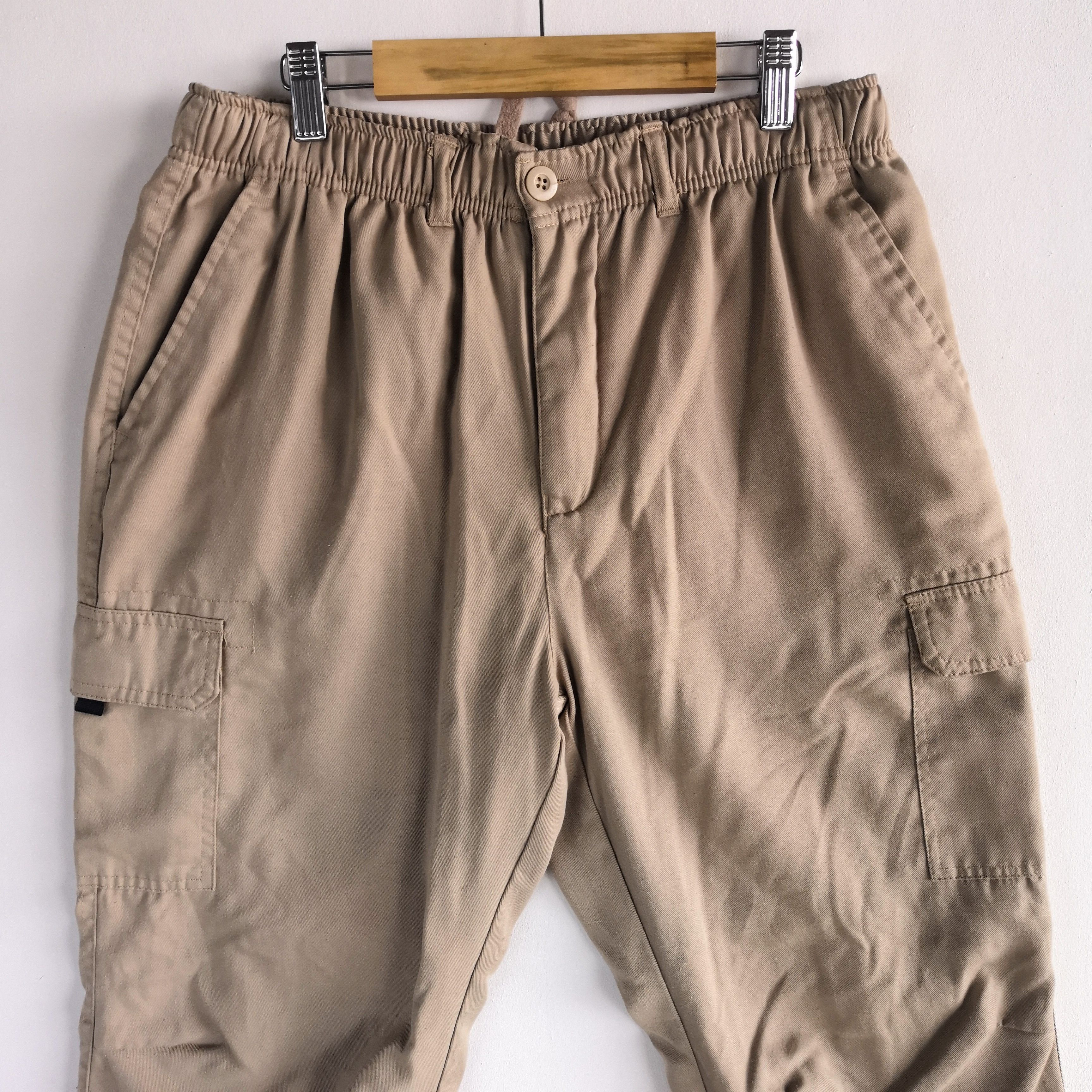 Japanese Brand × Vintage Japanese Cargo Pants Multi Pocket Checkered Trousers Size US 30 / EU 46 - 3 Thumbnail