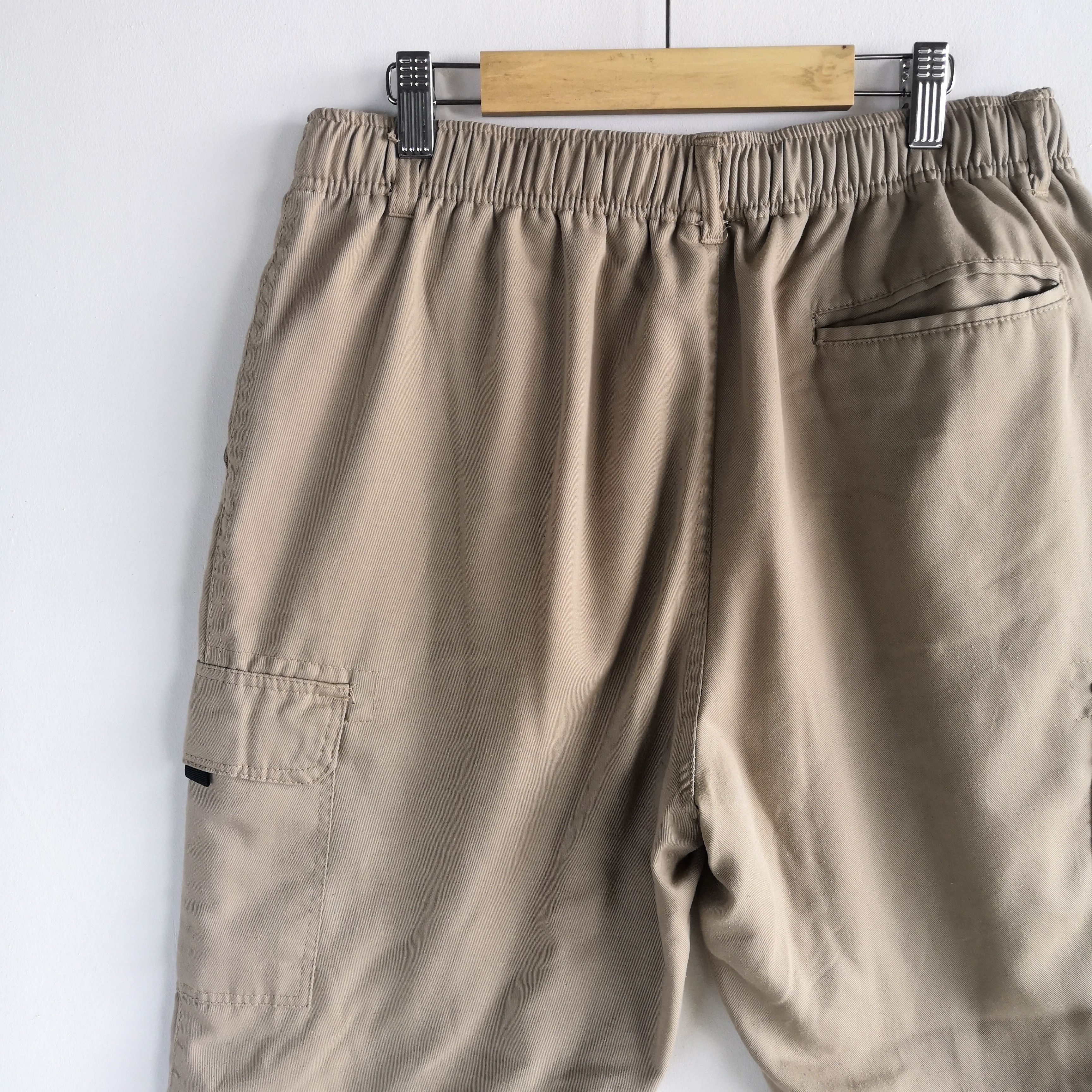 Japanese Brand × Vintage Japanese Cargo Pants Multi Pocket Checkered Trousers Size US 30 / EU 46 - 8 Thumbnail