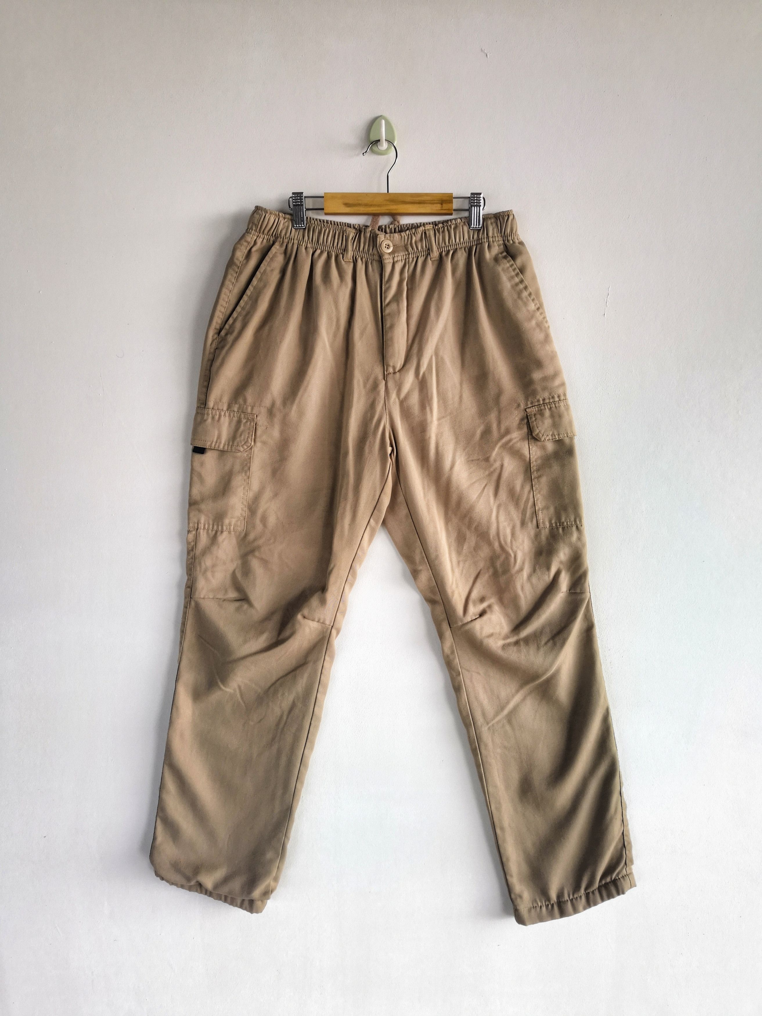 Japanese Brand × Vintage Japanese Cargo Pants Multi Pocket Checkered Trousers Size US 30 / EU 46 - 1 Thumbnail