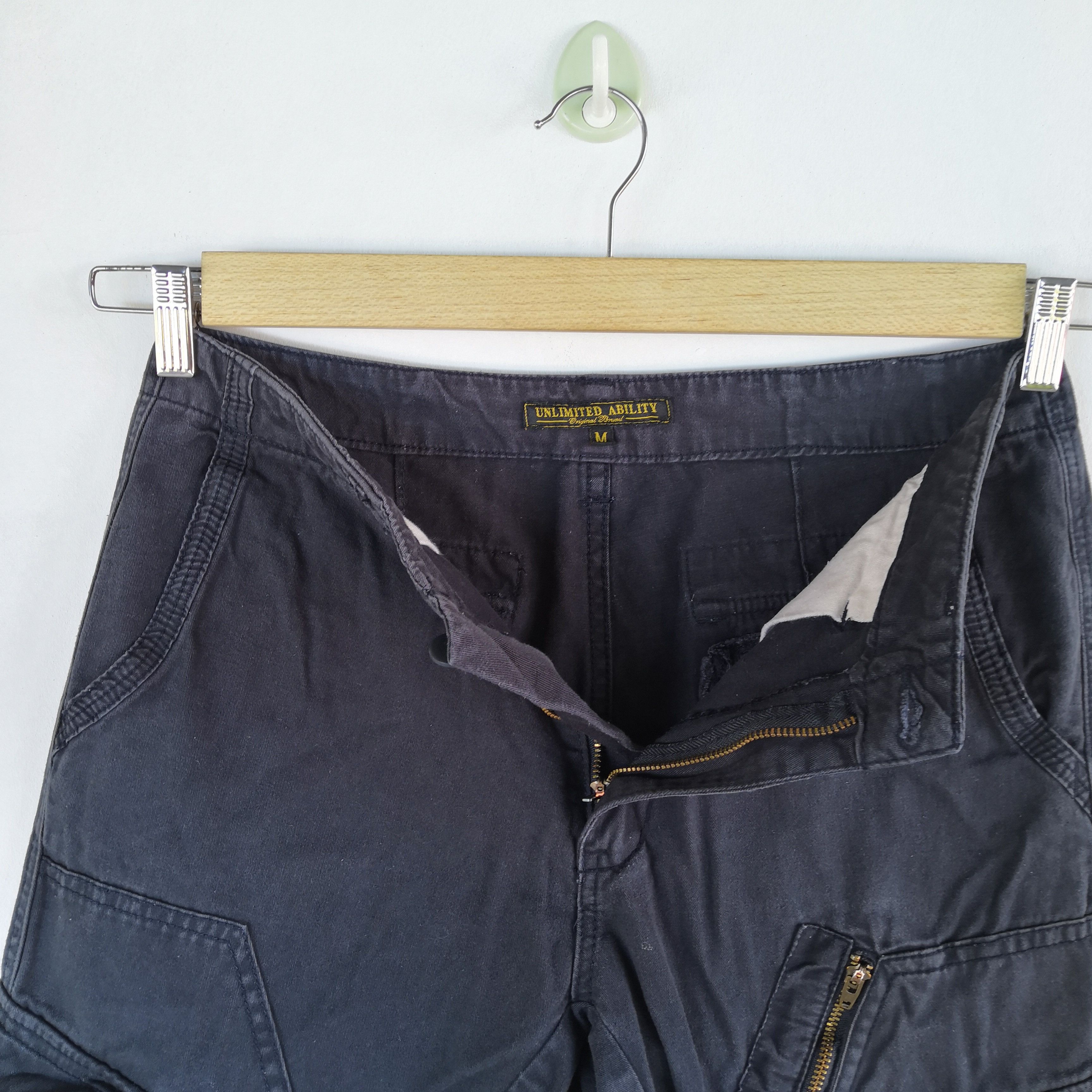 Japanese Brand × Vintage Japanese Cargo Pants Multi Pocket Bondage Parachute Size US 30 / EU 46 - 9 Thumbnail