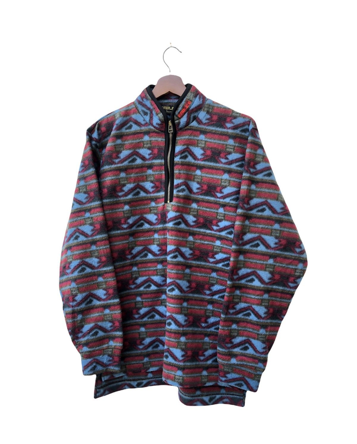 Japanese Brand Japanese brand fablice fleece multi colour jacket Size US L / EU 52-54 / 3 - 1 Thumbnail