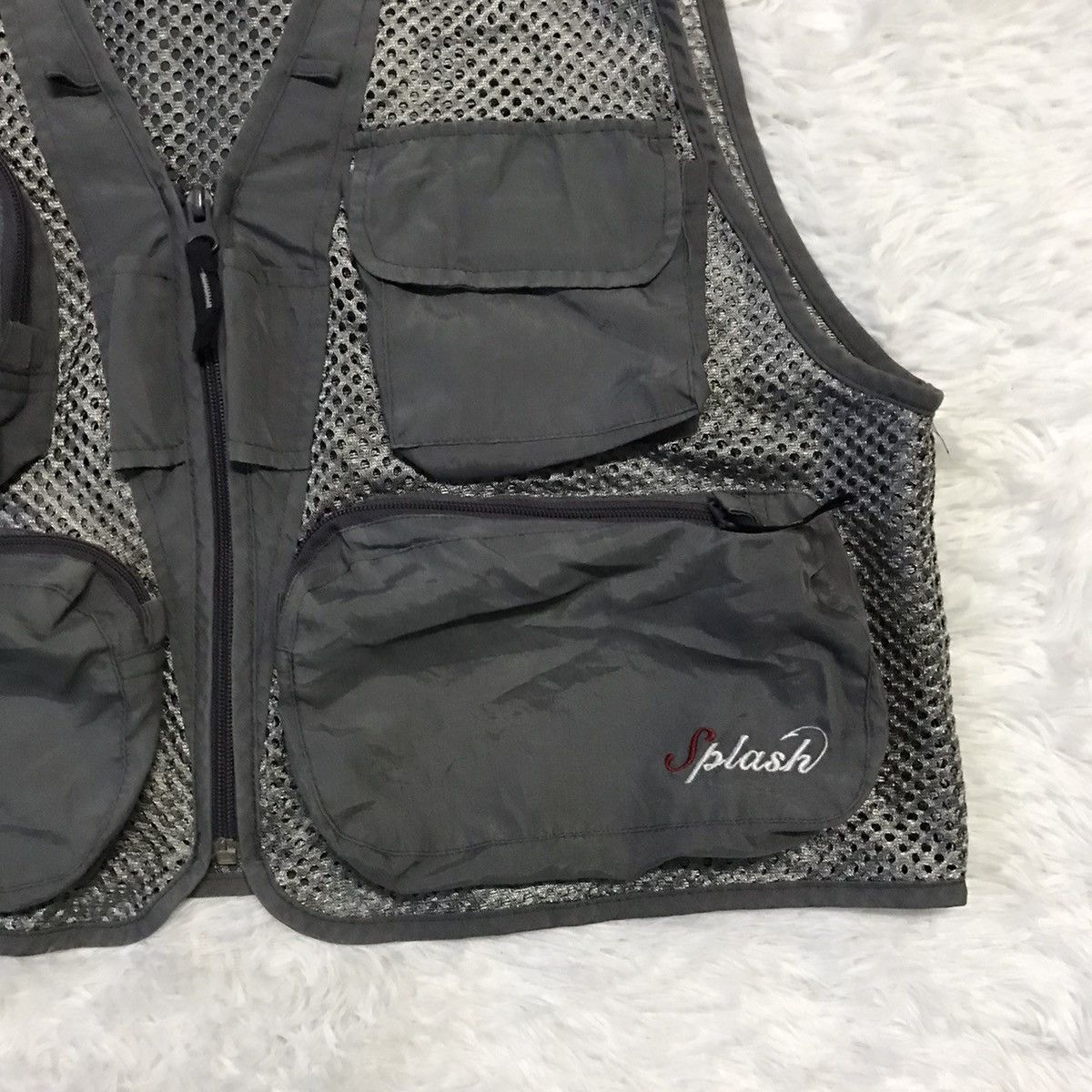 Japanese Brand Splash Netting Vest Cargo Multipockets Size US L / EU 52-54 / 3 - 4 Thumbnail
