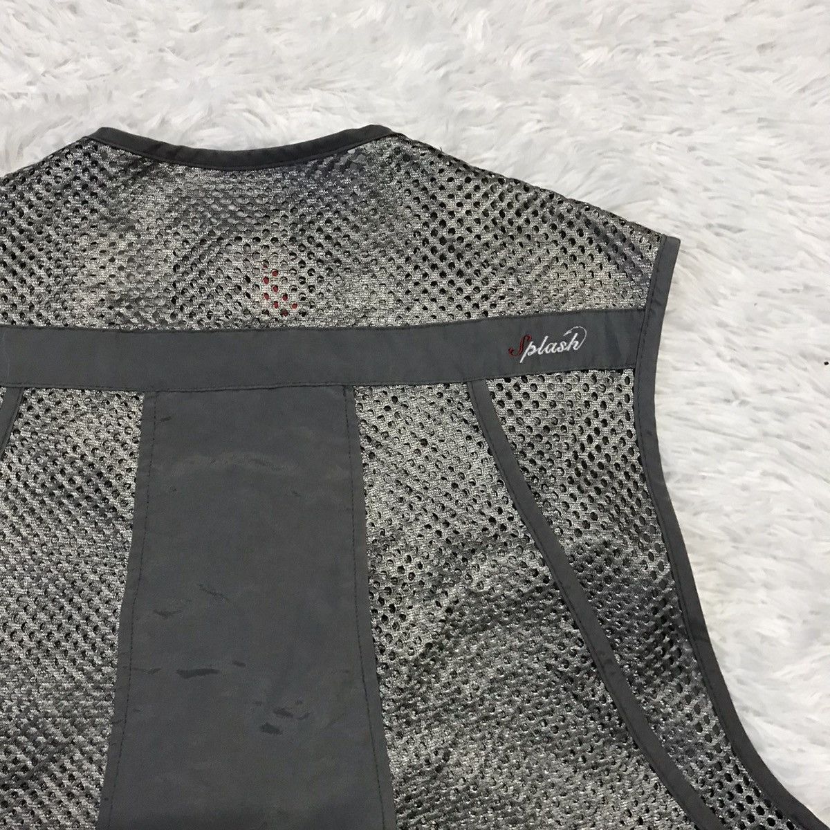 Japanese Brand Splash Netting Vest Cargo Multipockets Size US L / EU 52-54 / 3 - 9 Thumbnail