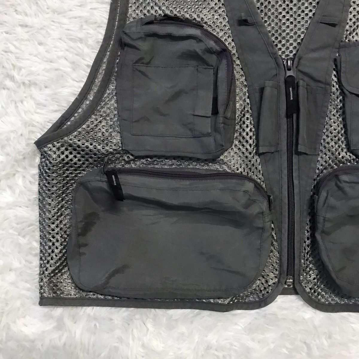 Japanese Brand Splash Netting Vest Cargo Multipockets Size US L / EU 52-54 / 3 - 3 Thumbnail