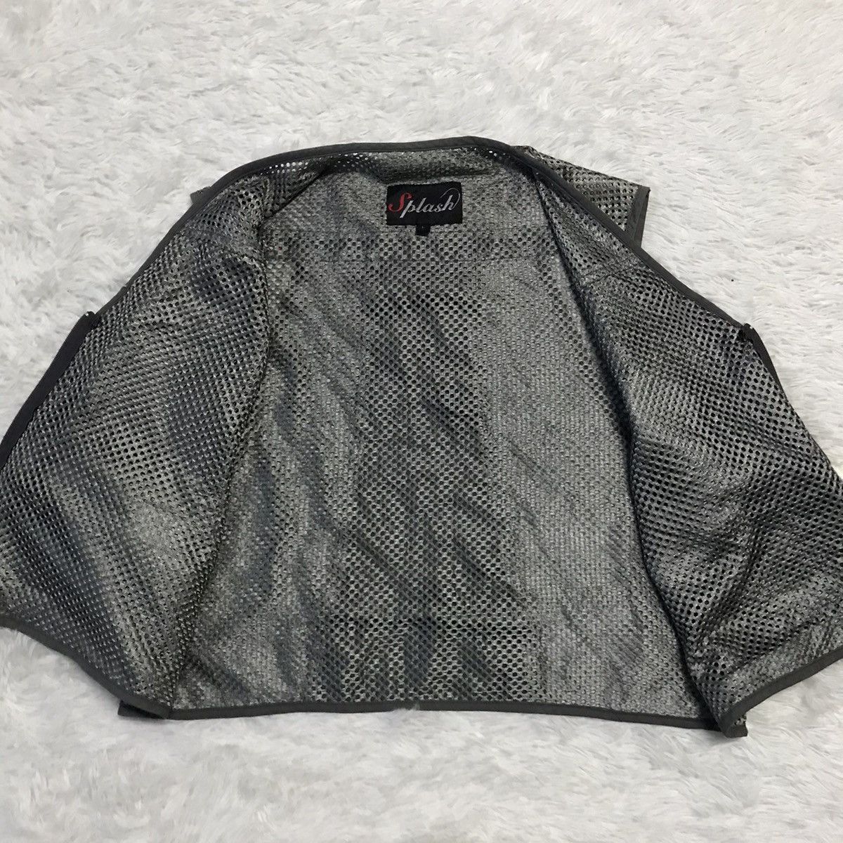 Japanese Brand Splash Netting Vest Cargo Multipockets Size US L / EU 52-54 / 3 - 13 Thumbnail