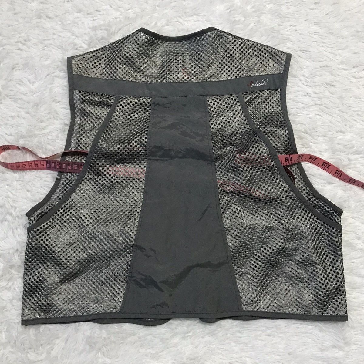 Japanese Brand Splash Netting Vest Cargo Multipockets Size US L / EU 52-54 / 3 - 11 Thumbnail