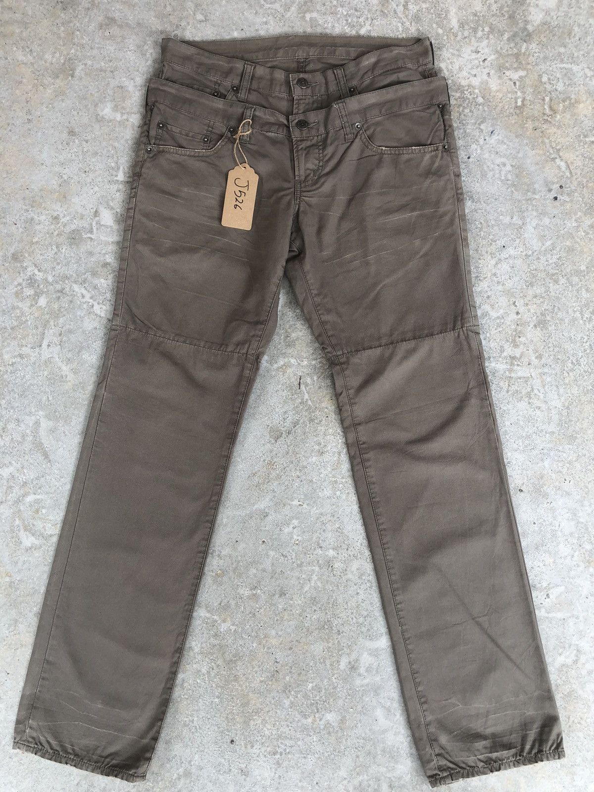 PPFM Japanese PPFM Double Waist Jeans Distressed Size US 32 / EU 48 - 1 Thumbnail