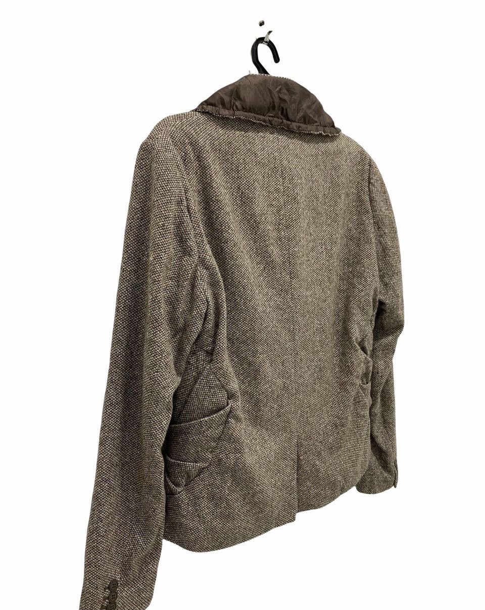Final Home × Issey Miyake Final Home by Kosuke Tsumura Brown Drape Collar Wool Jacket Size US M / EU 48-50 / 2 - 5 Thumbnail