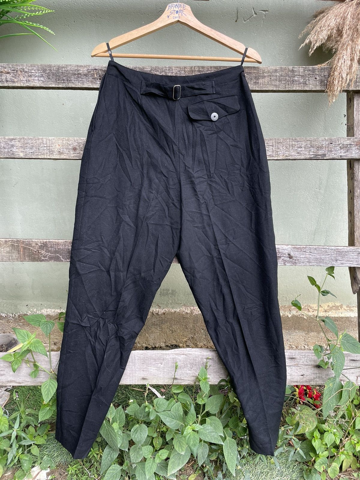 Jean Paul Gaultier Vintage Jean Paul Gaultier Wool Buckle Pants Size US 27 - 9 Thumbnail