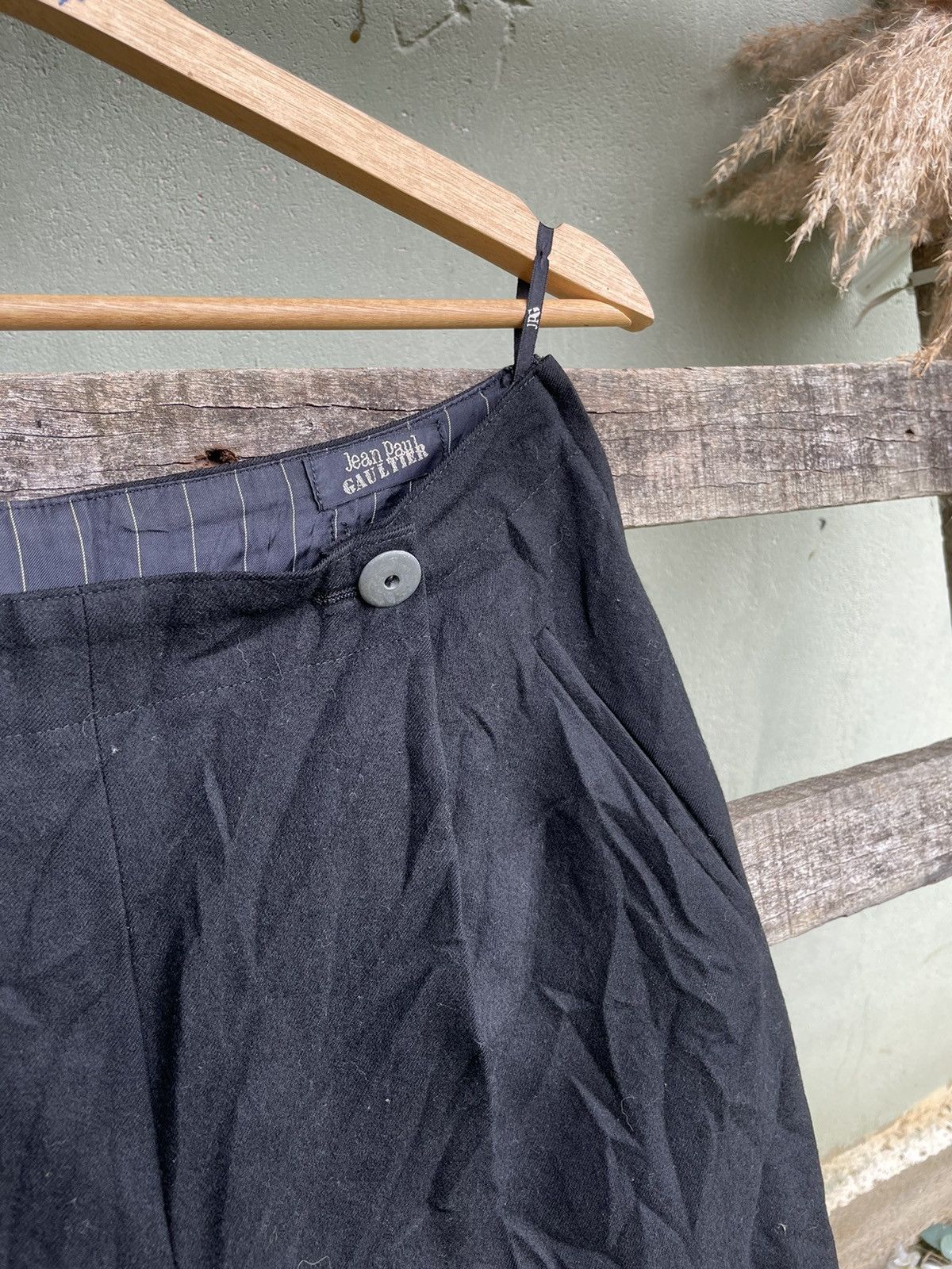 Jean Paul Gaultier Vintage Jean Paul Gaultier Wool Buckle Pants Size US 27 - 1 Thumbnail