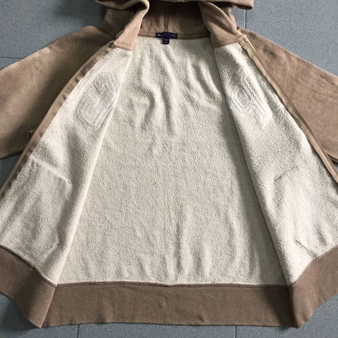 Gap GAP Zipper Hoodie Sun Faded Logo Flower Embroided Size US XL / EU 56 / 4 - 6 Thumbnail