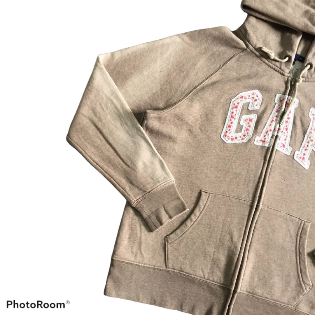 Gap GAP Zipper Hoodie Sun Faded Logo Flower Embroided Size US XL / EU 56 / 4 - 11 Thumbnail