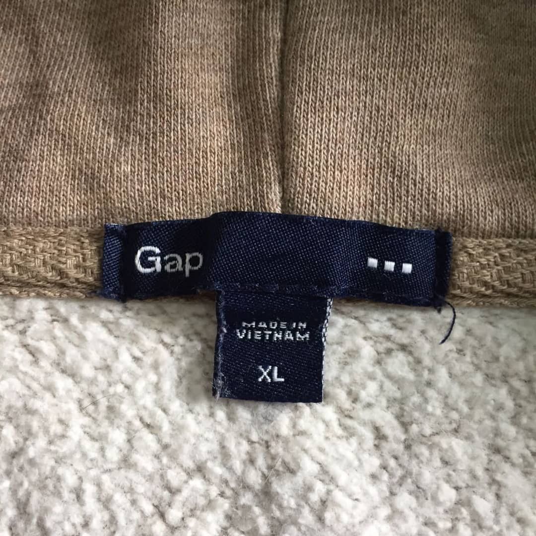 Gap GAP Zipper Hoodie Sun Faded Logo Flower Embroided Size US XL / EU 56 / 4 - 3 Thumbnail