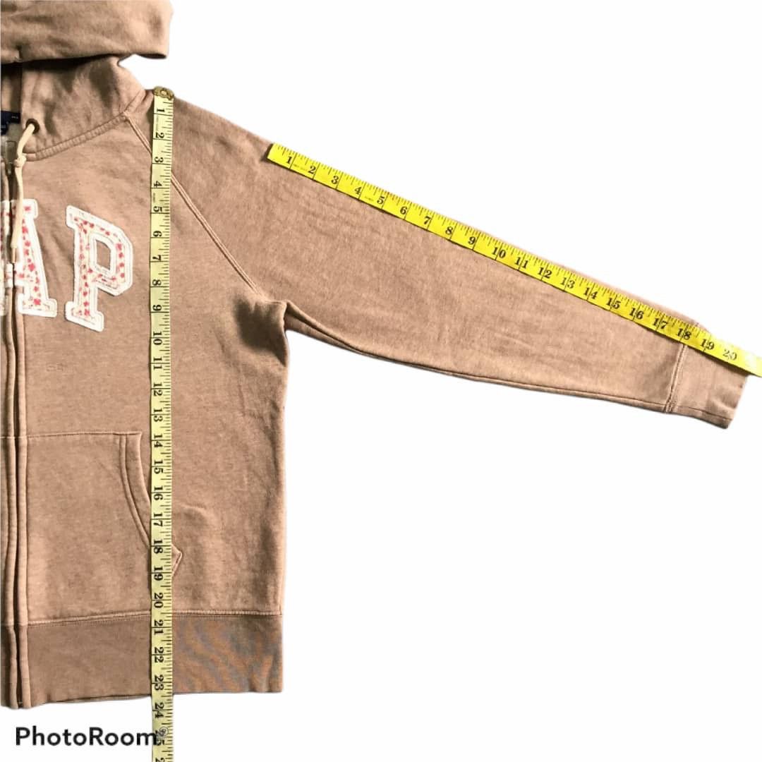 Gap GAP Zipper Hoodie Sun Faded Logo Flower Embroided Size US XL / EU 56 / 4 - 9 Thumbnail