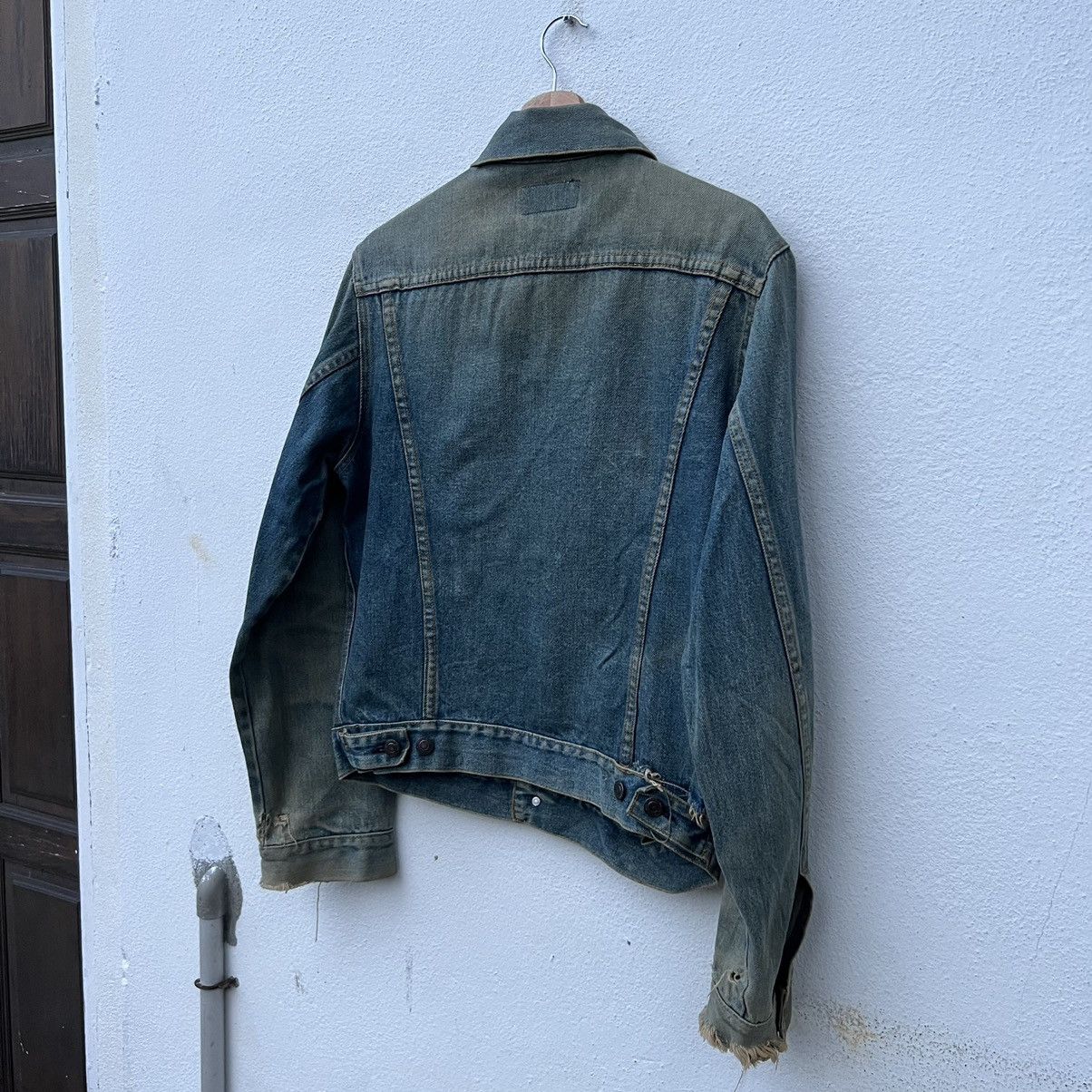 Japanese Brand RARE TRUE VINTAGE DISTRESSED TRUCKER DENIM JACKET Size US M / EU 48-50 / 2 - 9 Thumbnail
