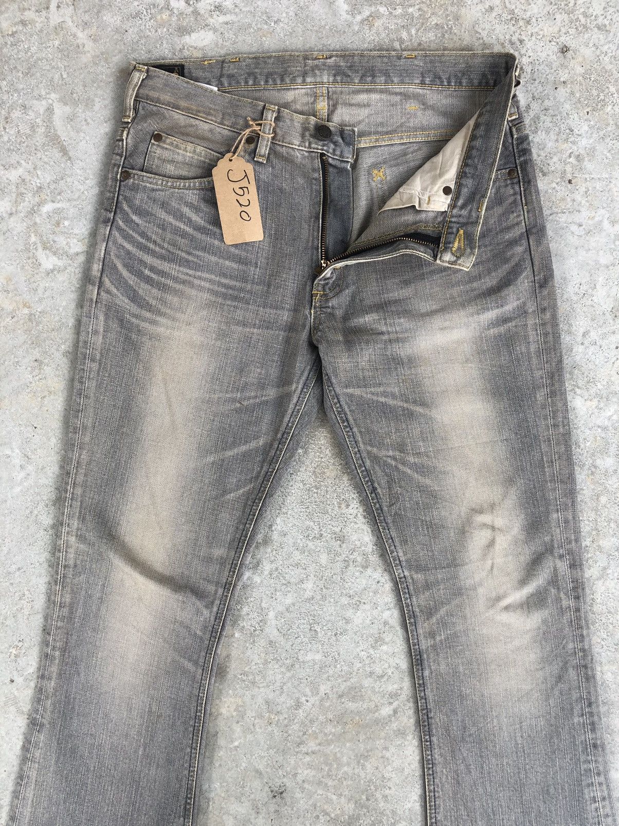 Lee Japanese Lee Flared Jeans Distressed Jeans Size US 33 - 3 Thumbnail