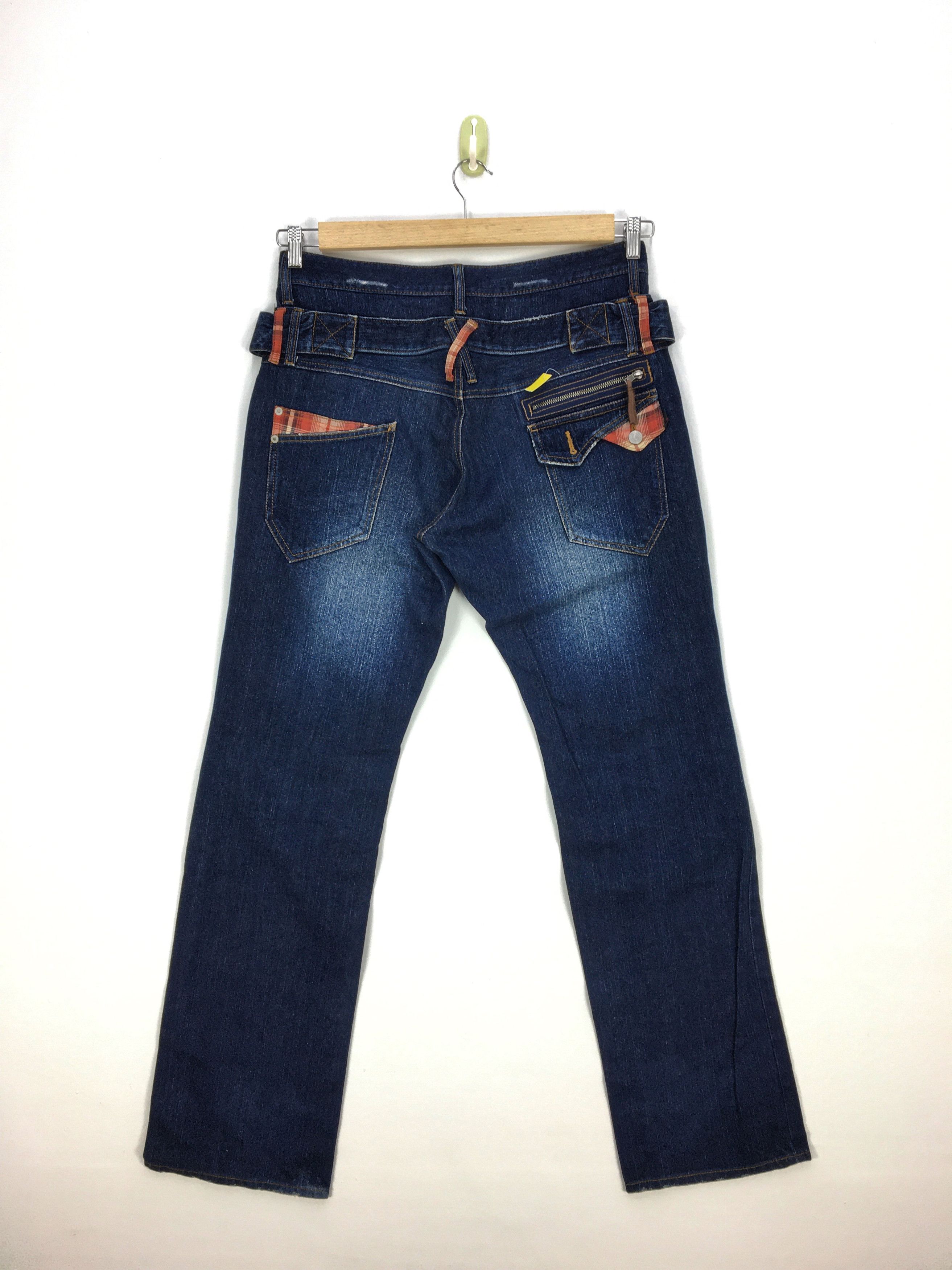 Japanese Brand Wild Khakis Double Waist Japanese Parachute Jeans Denim Size US 34 / EU 50 - 2 Thumbnail