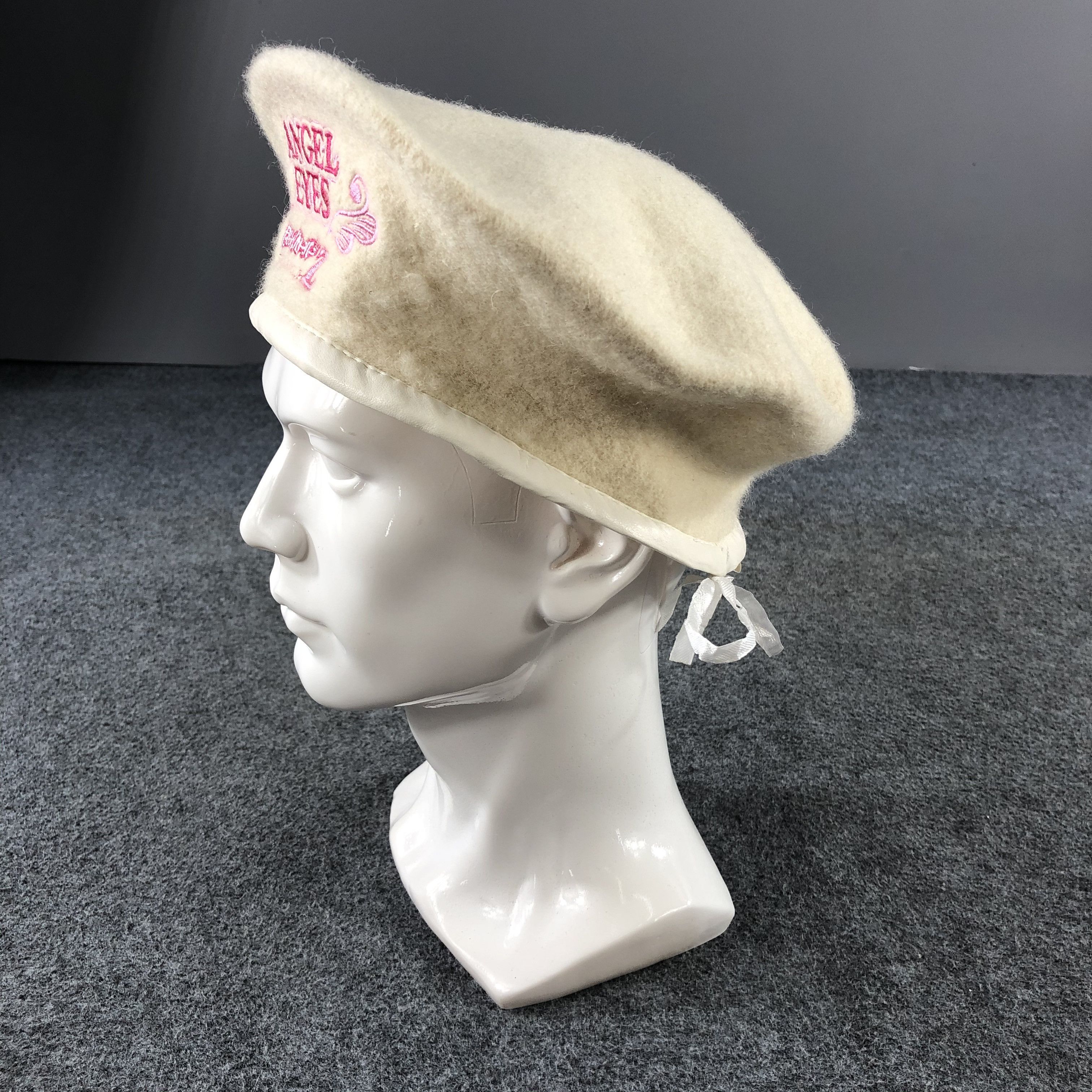 Japanese Brand Angel Eyes Wool Barret Beanie Snowcap Snow Hat B506 Size ONE SIZE - 2 Thumbnail