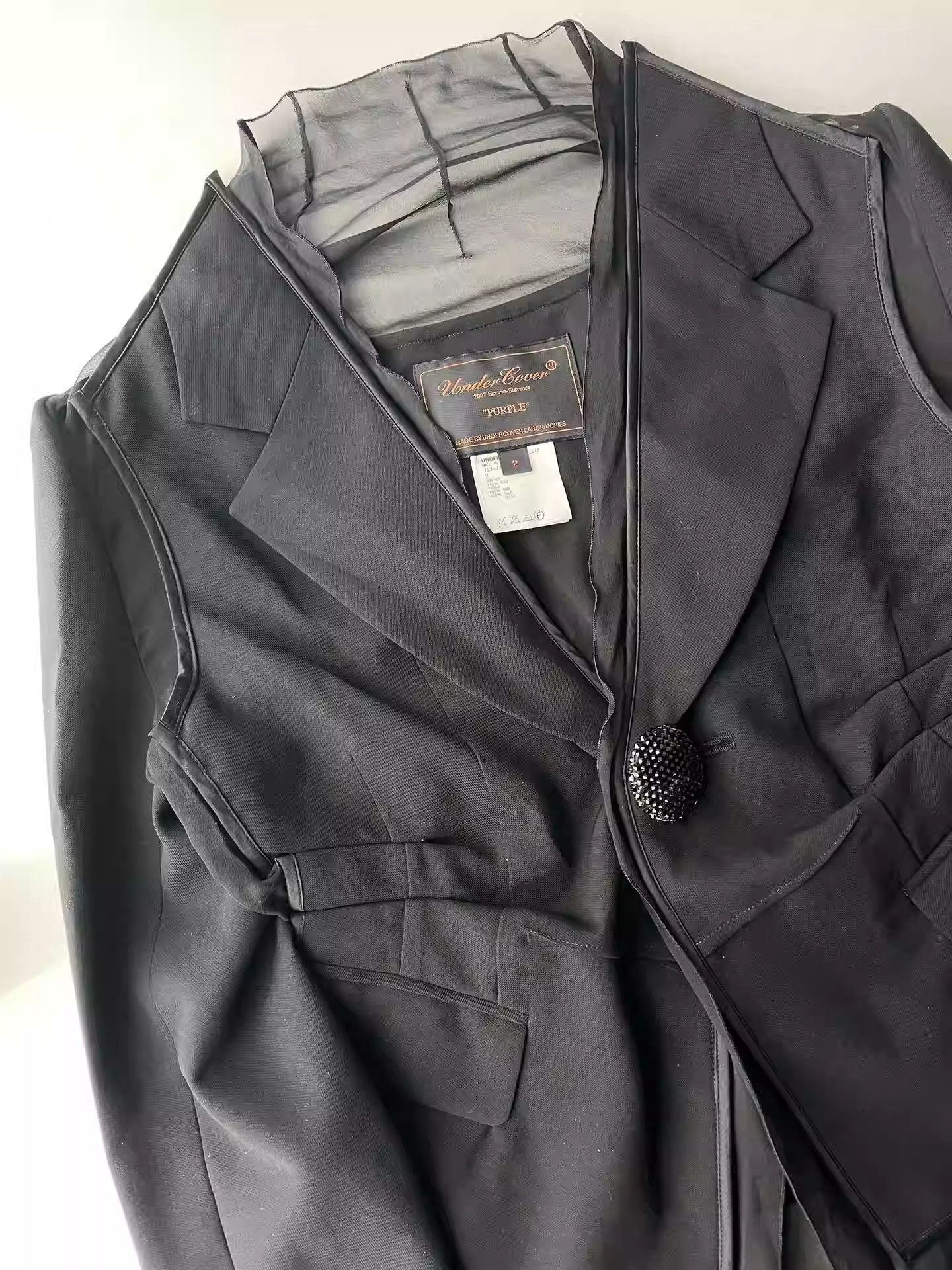 Undercover undercover PURPLE period multi-layer deconstructed jacket Size US M / EU 48-50 / 2 - 2 Thumbnail
