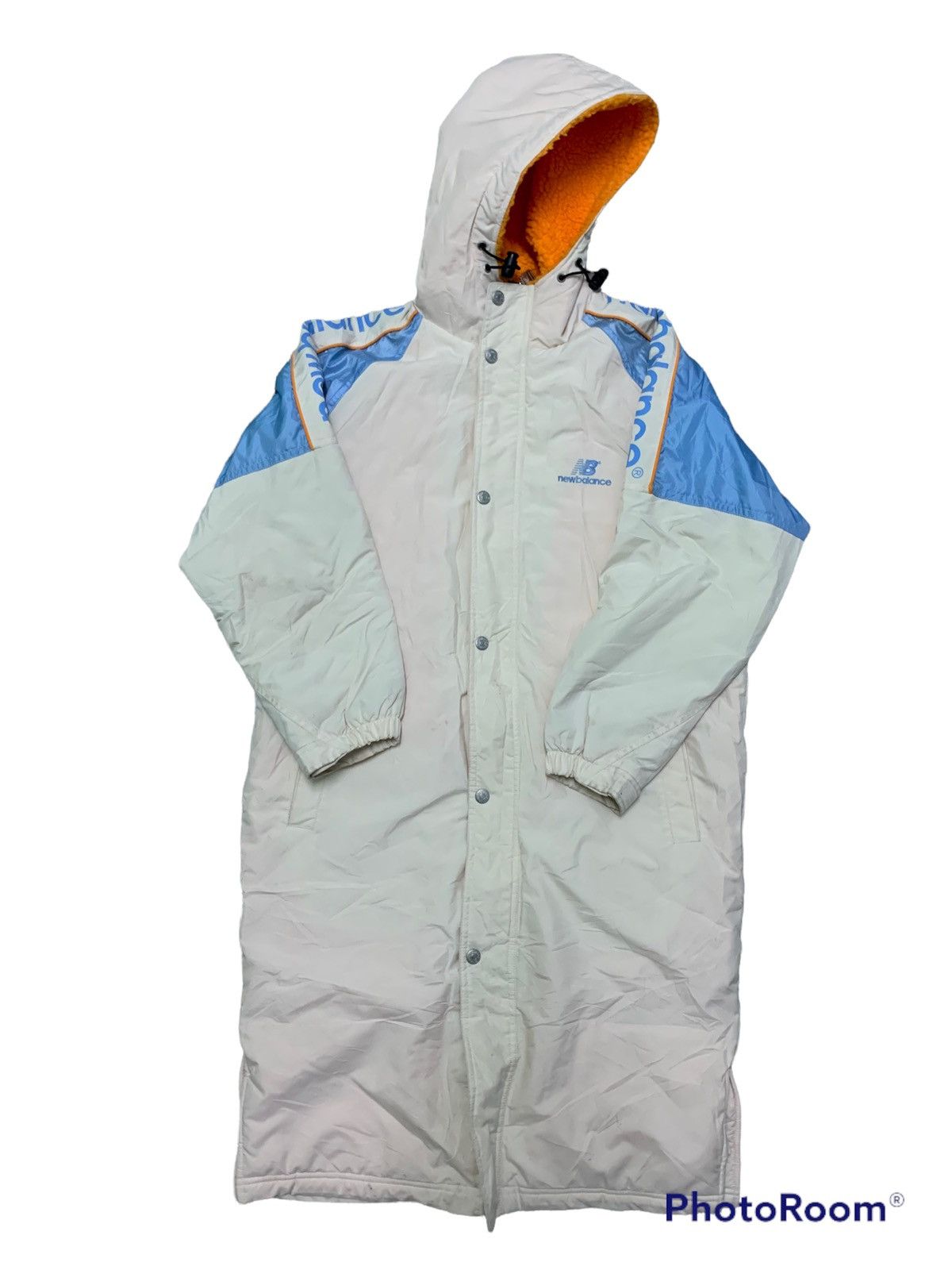 New Balance Nice New Balance Big Logo And Spellout Long Raincoat Size US M / EU 48-50 / 2 - 2 Thumbnail