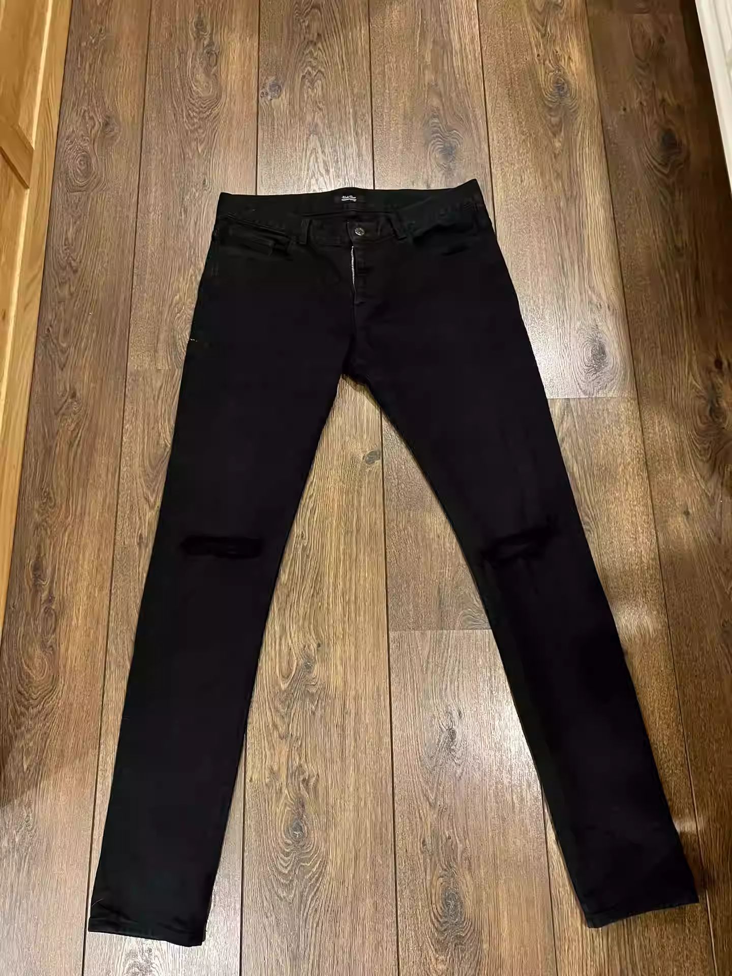 Pre-owned Undercover Slim Fit Jeans In Black