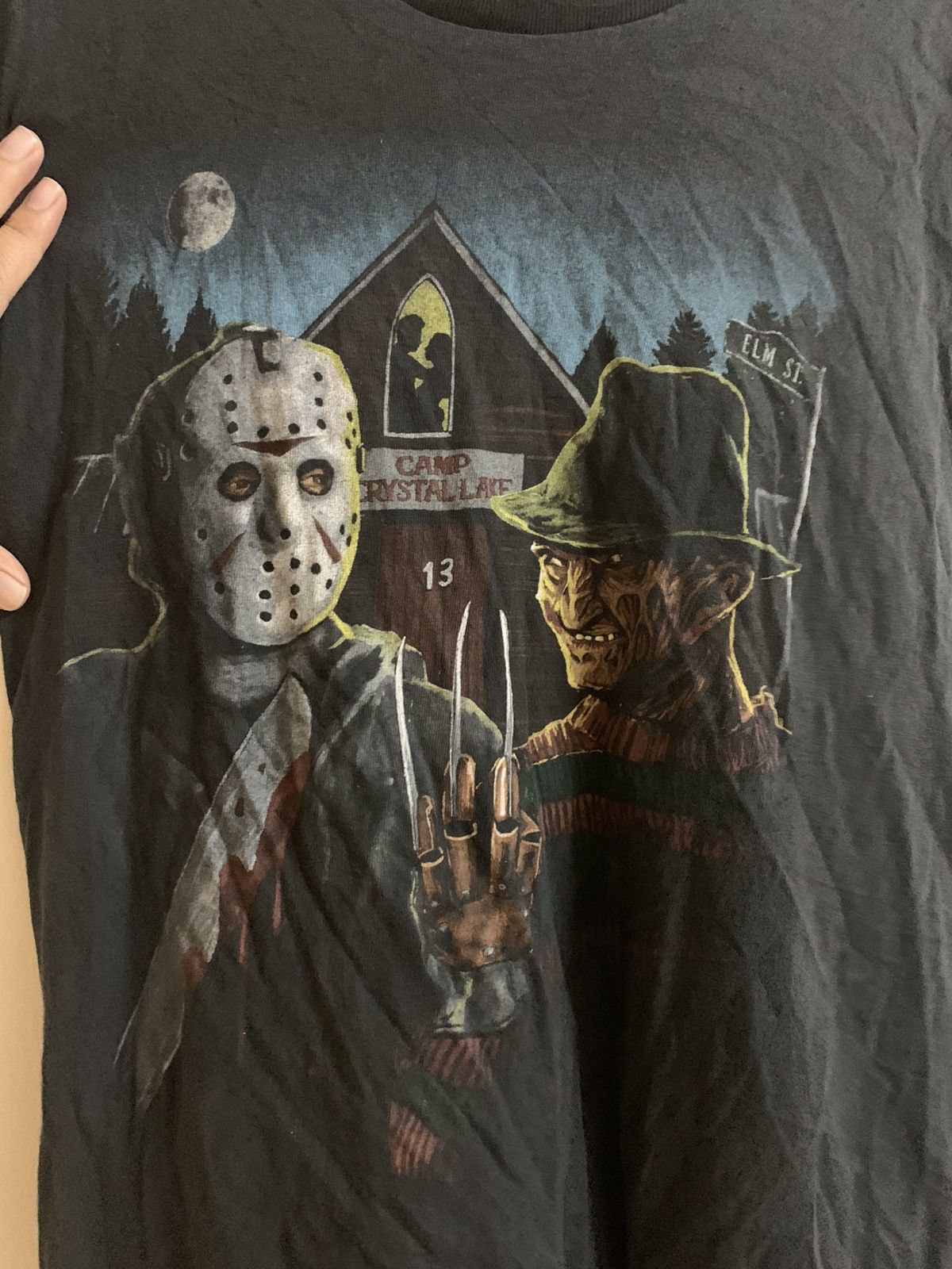 Vintage Freddie Kruger x Jason A Nightmare On Elm Street Singlet Size US XL / EU 56 / 4 - 3 Thumbnail