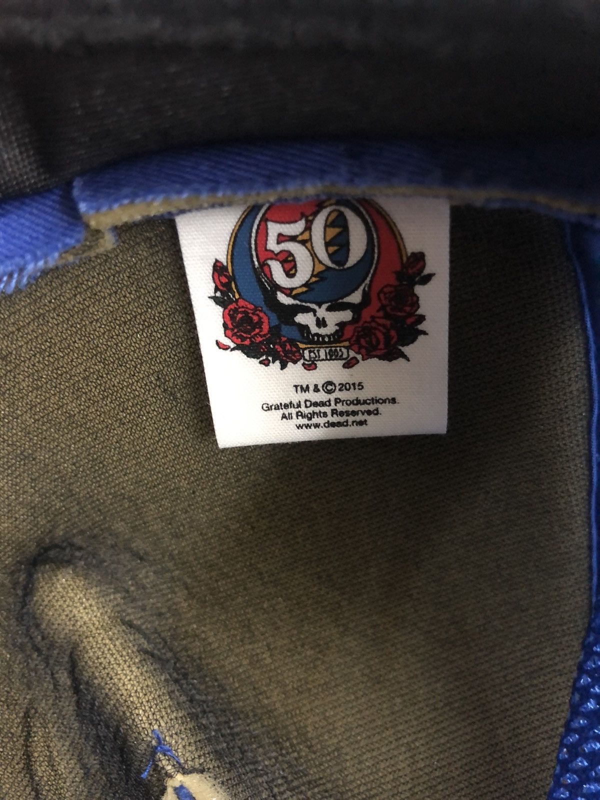 Band Tees SICK🔥50th Anniversary Grateful Dead ™️ Logo Mesh Cap Hat Size ONE SIZE - 6 Thumbnail