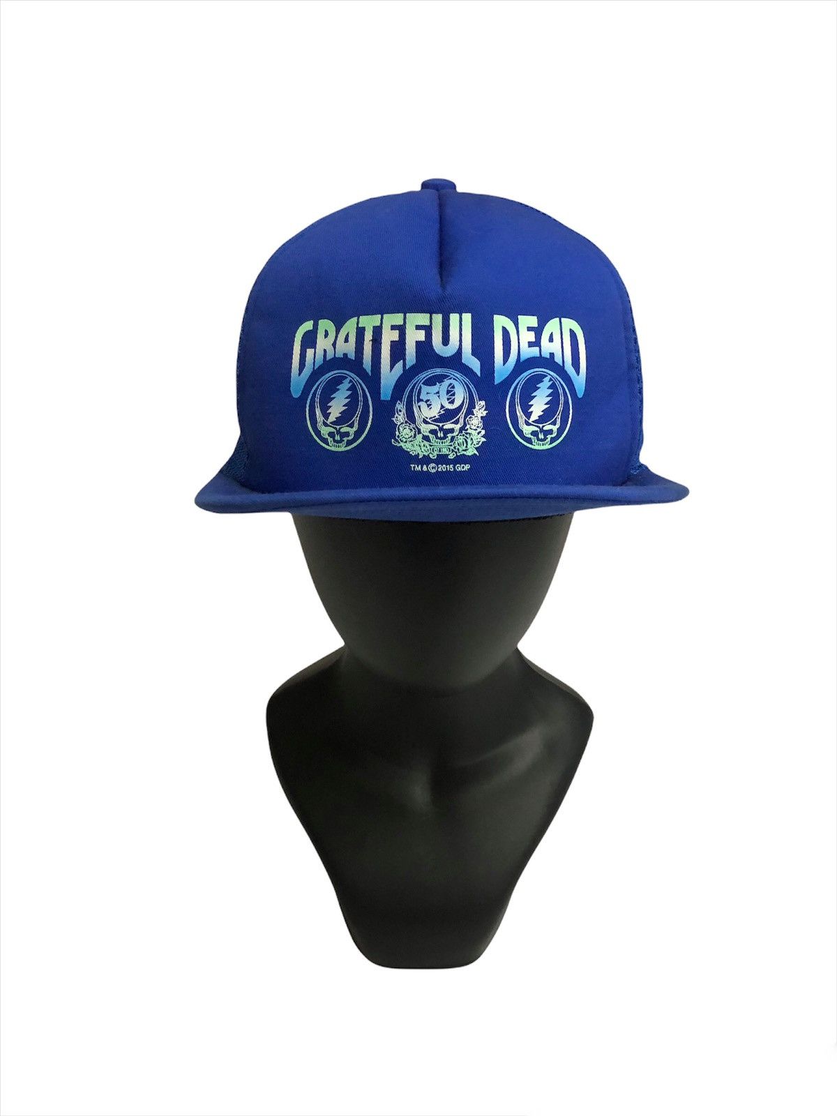 Band Tees SICK🔥50th Anniversary Grateful Dead ™️ Logo Mesh Cap Hat Size ONE SIZE - 2 Thumbnail
