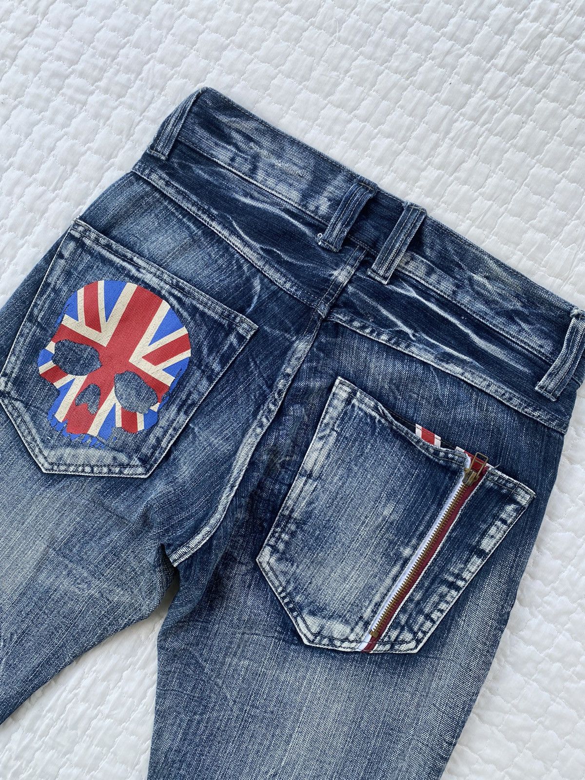 Japanese Brand Acid Wash Flare Denim By Jack Serika Size US 30 / EU 46 - 11 Thumbnail