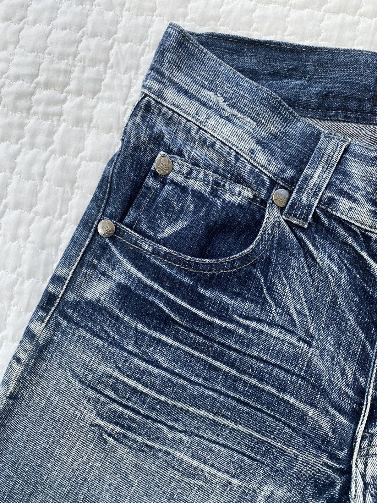Japanese Brand Acid Wash Flare Denim By Jack Serika Size US 30 / EU 46 - 10 Thumbnail